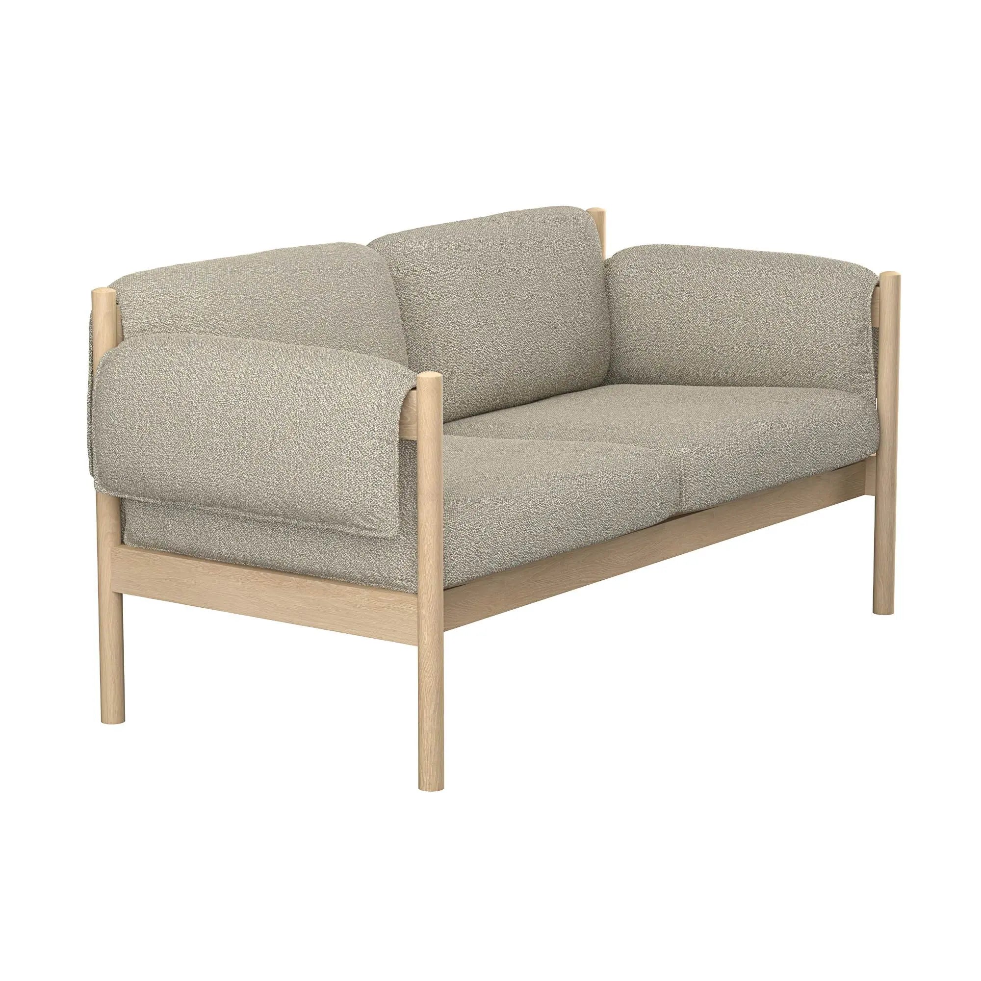 Skovby #851 sohva valkoöljytty tammi/Crush 50 Skovby