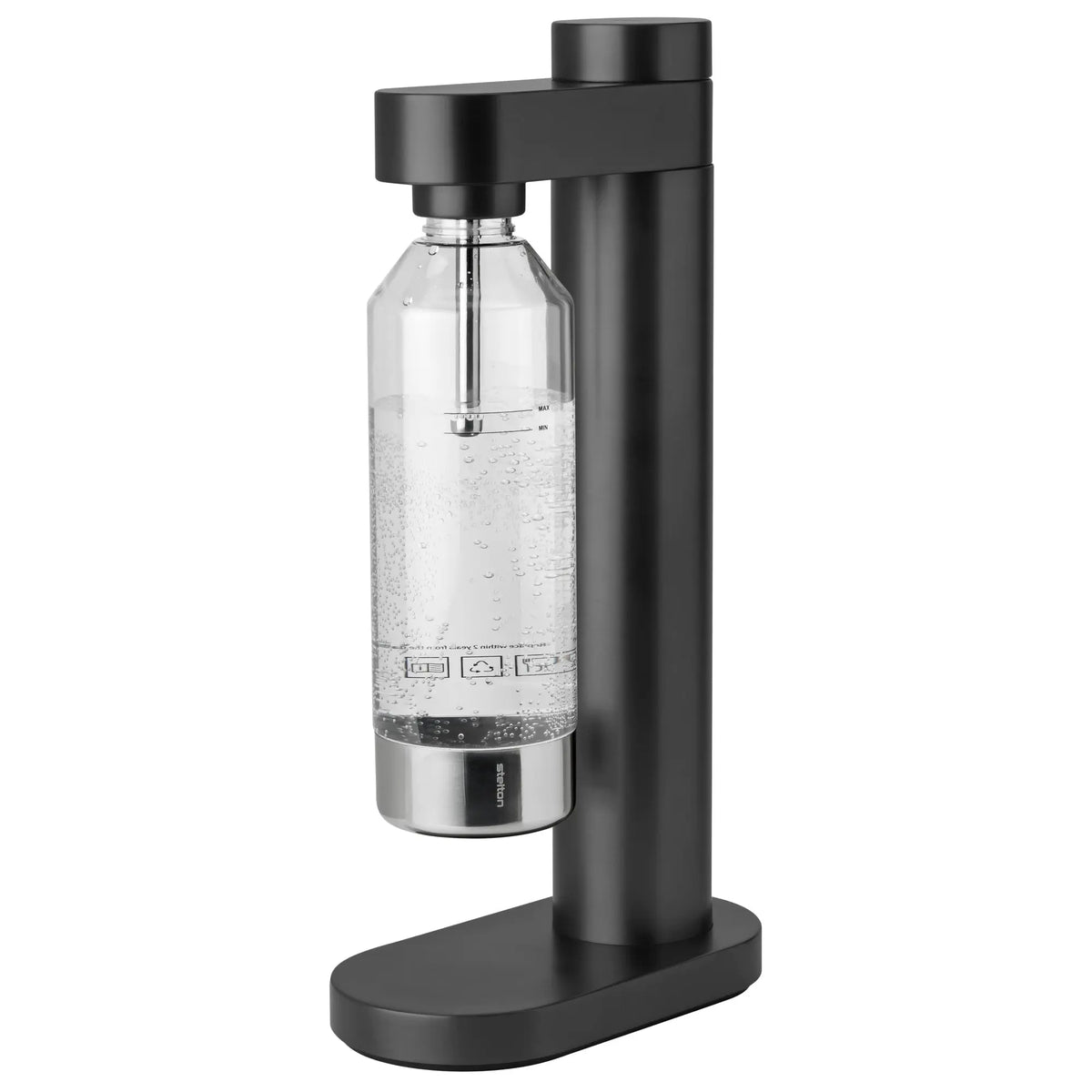 Stelton Brus hiilihapotuslaite musta Stelton