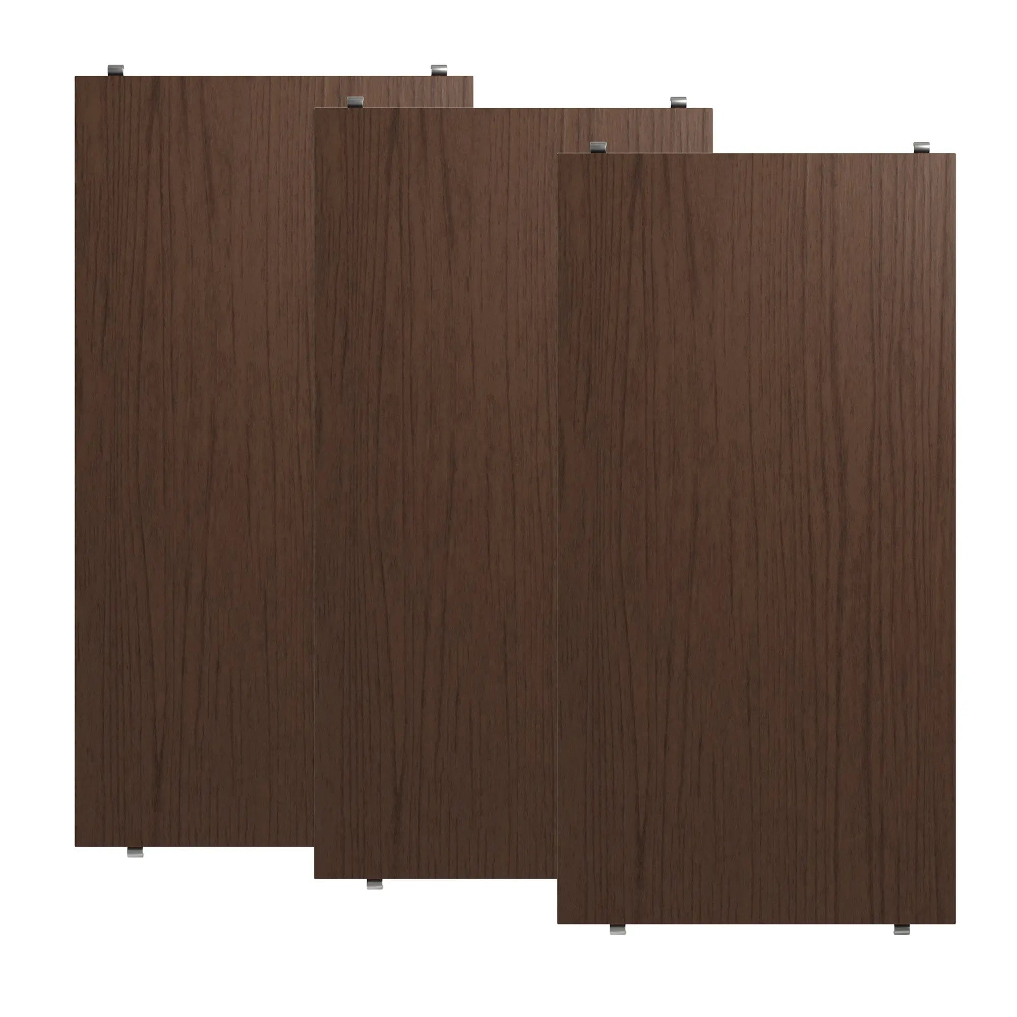 String System hylly 58x30 tumma tammi 3 kpl String Furniture