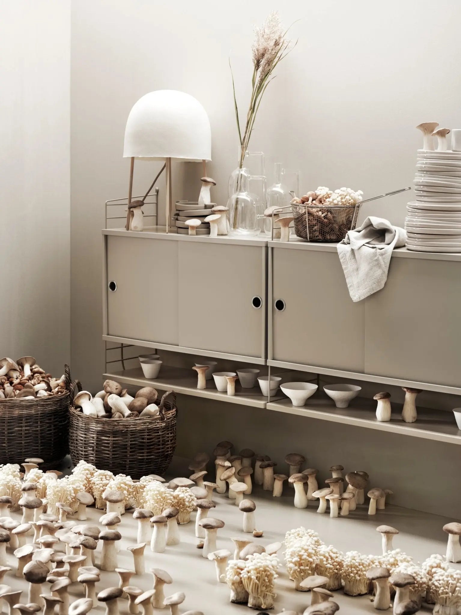 String System hylly 78x30 beige 3 kpl - Laatukaluste