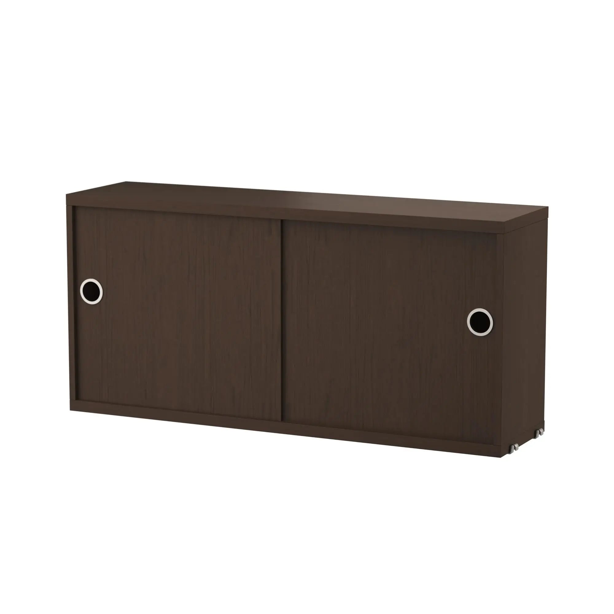 String System kaappi 78x20 tumma tammi String Furniture