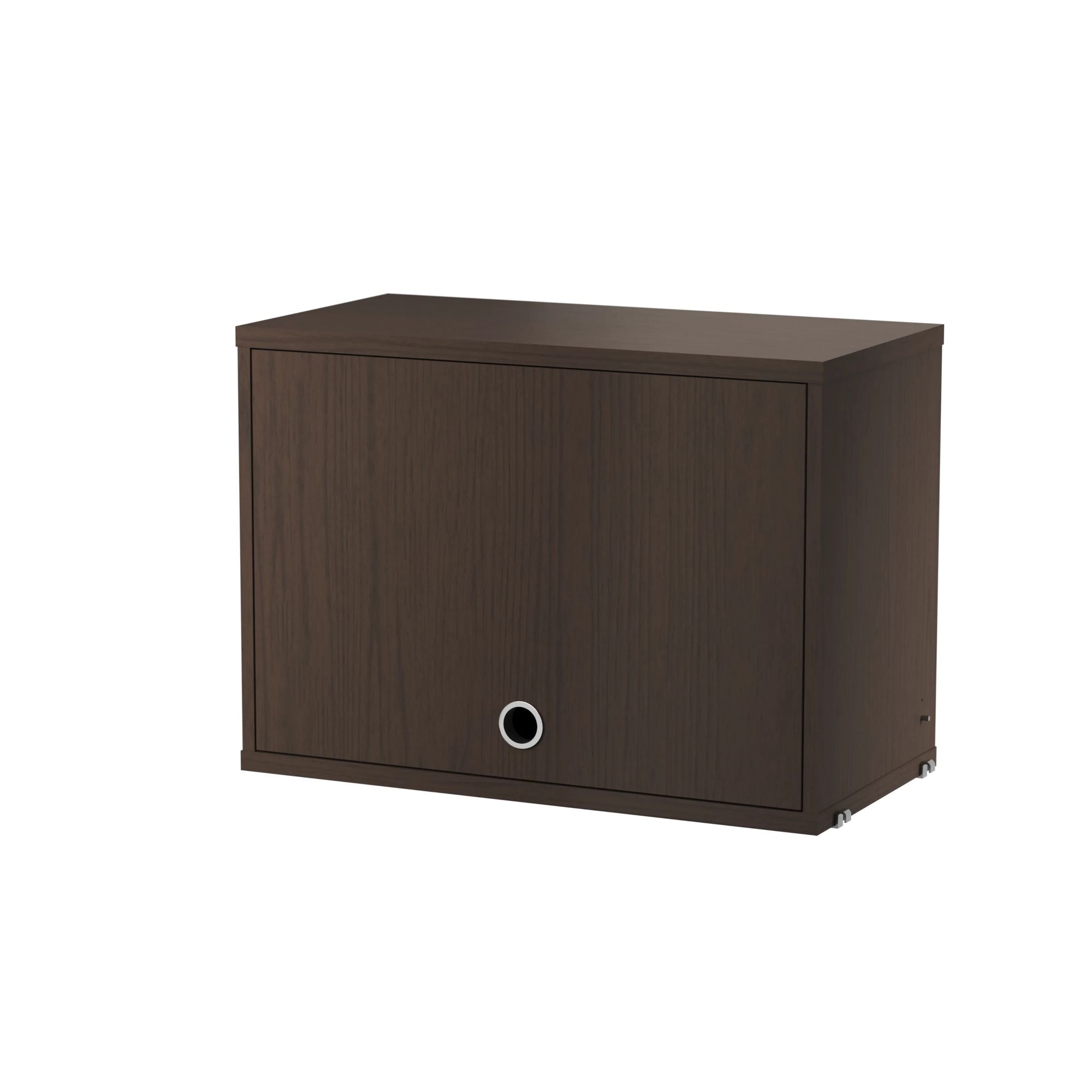 String System kaappi klaffiovella 58x30 tumma tammi String Furniture