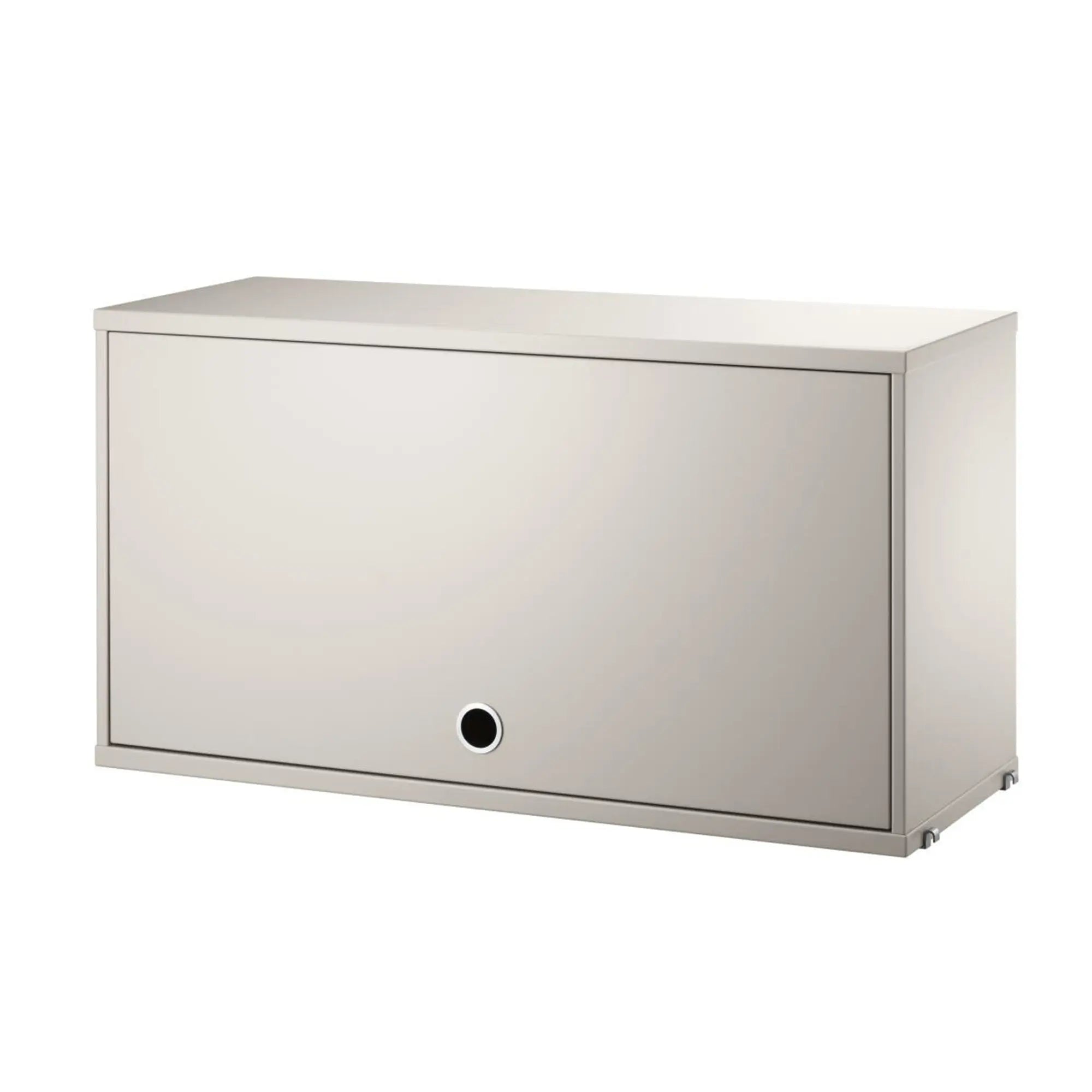 String System kaappi klaffiovella 78x30 beige - Laatukaluste