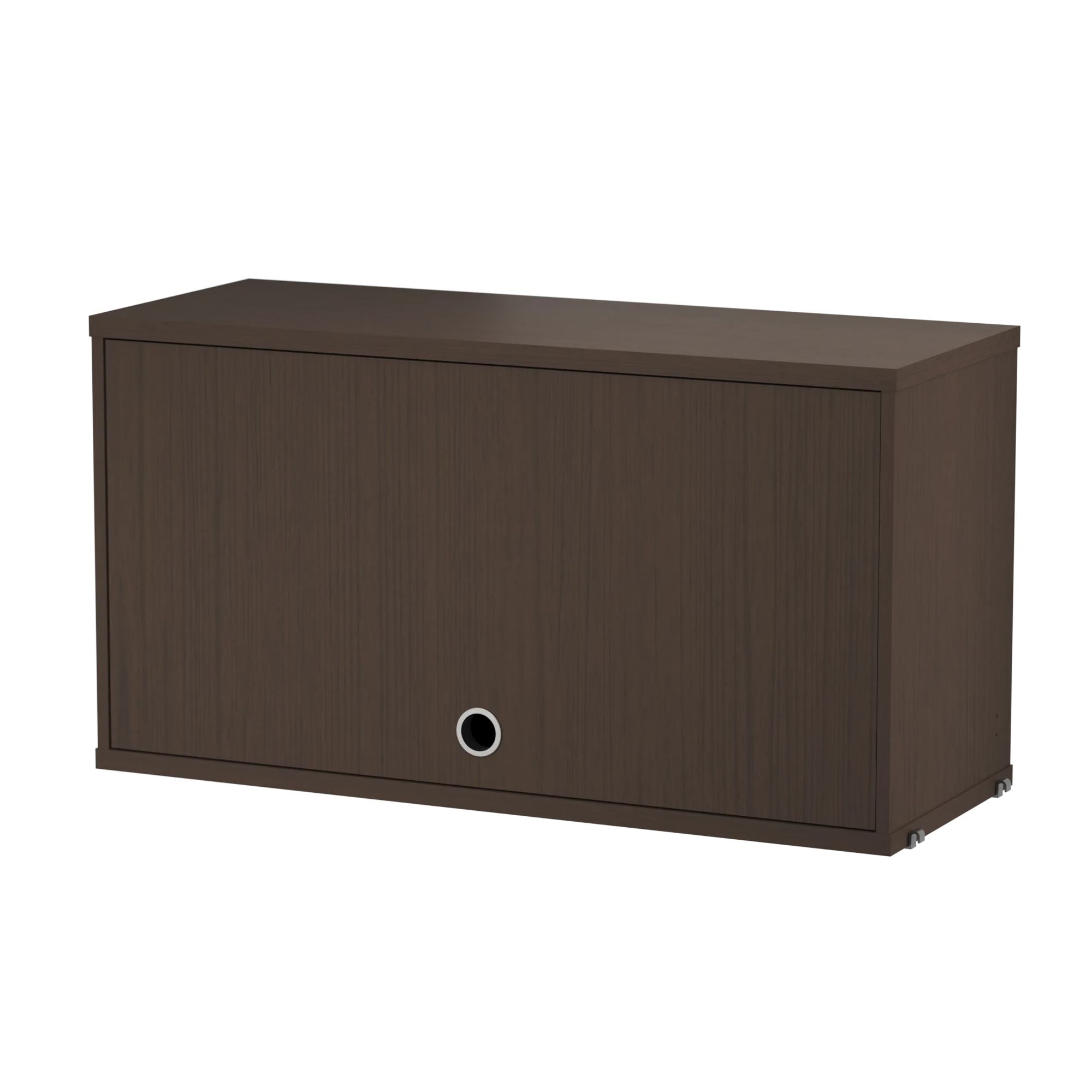 String System kaappi klaffiovella 78x30 tumma tammi String Furniture