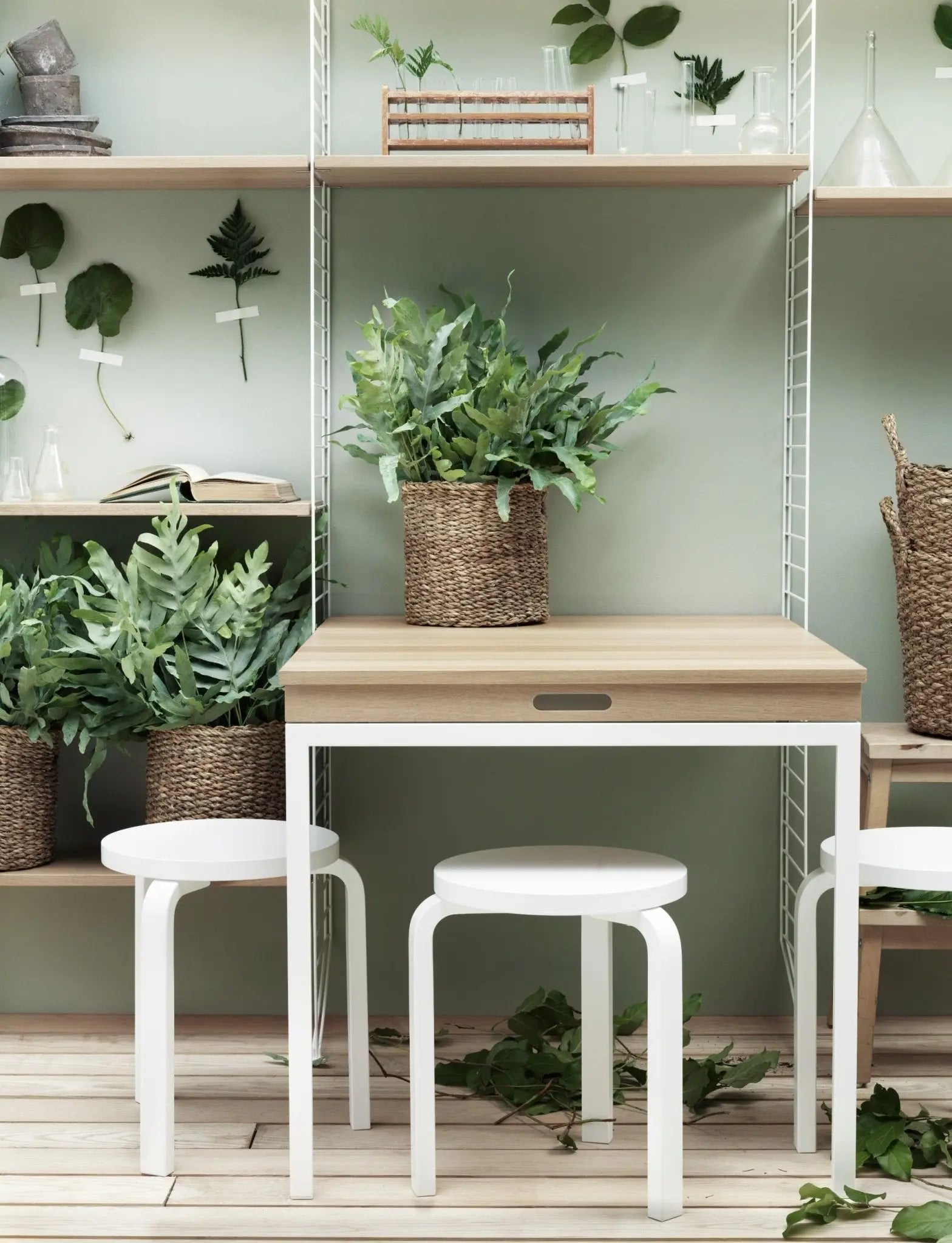 String System klaffipöytä tammi - Laatukaluste