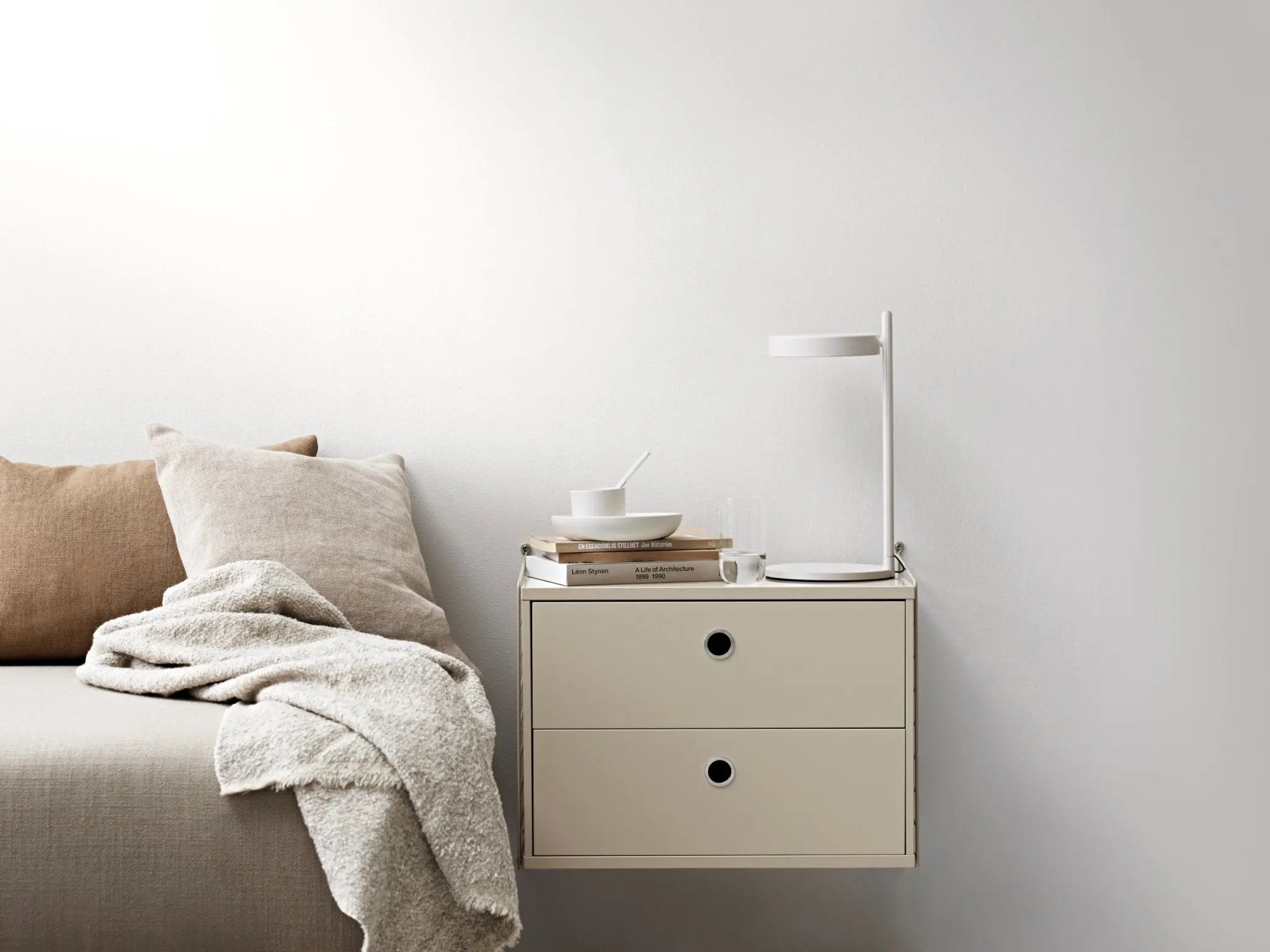 String System laatikosto 58cm beige - Laatukaluste