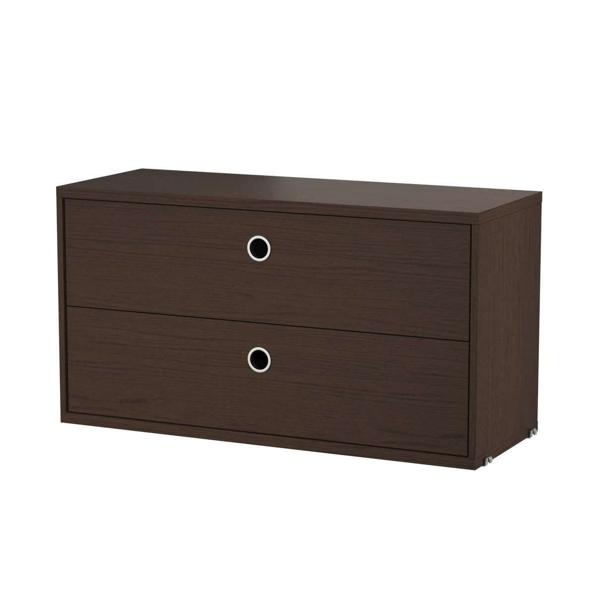 String System laatikosto 78x30 tumma tammi String Furniture