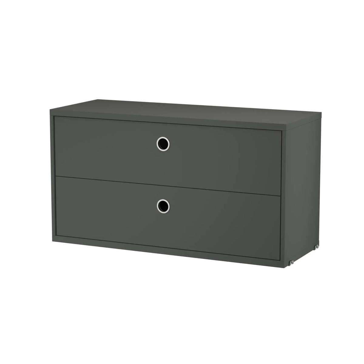 String System laatikosto 78x30 tummanharmaa String Furniture