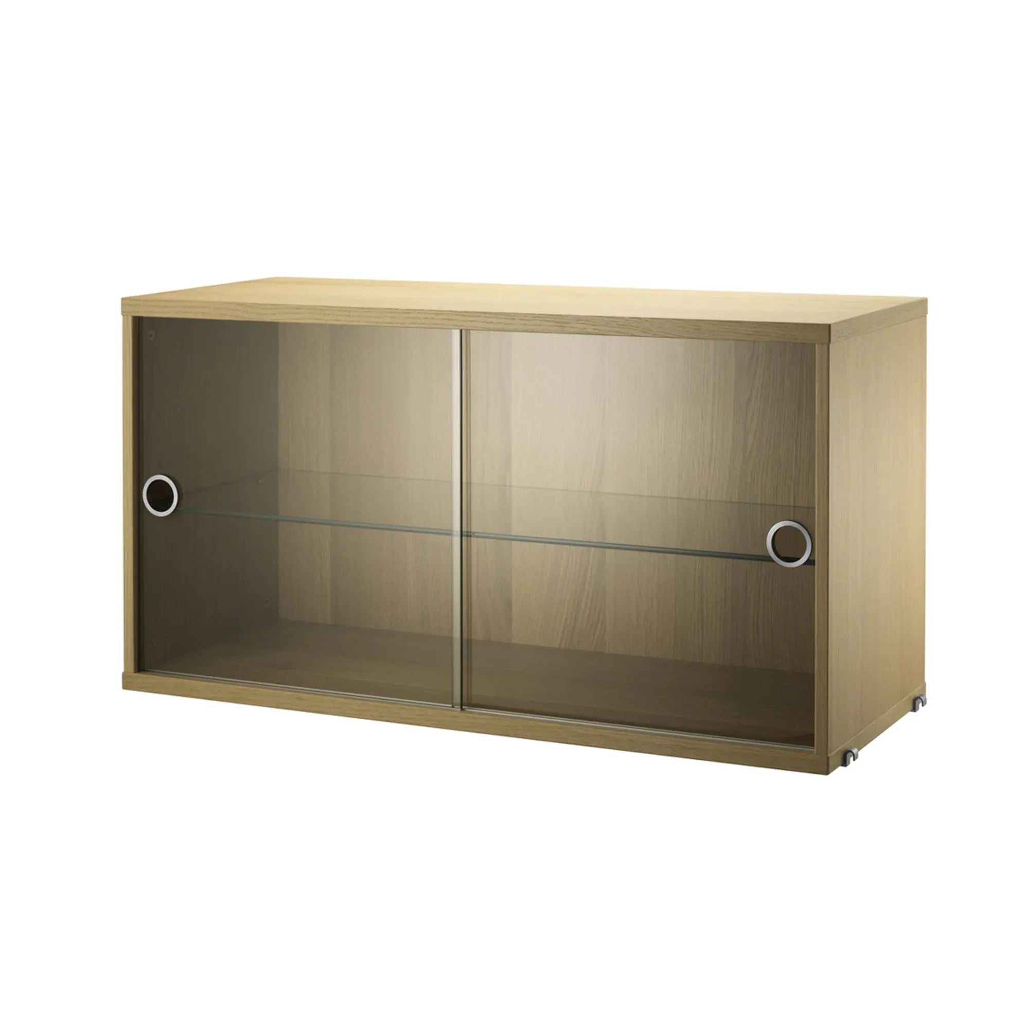 String System lasiovikaappi tammi - Laatukaluste