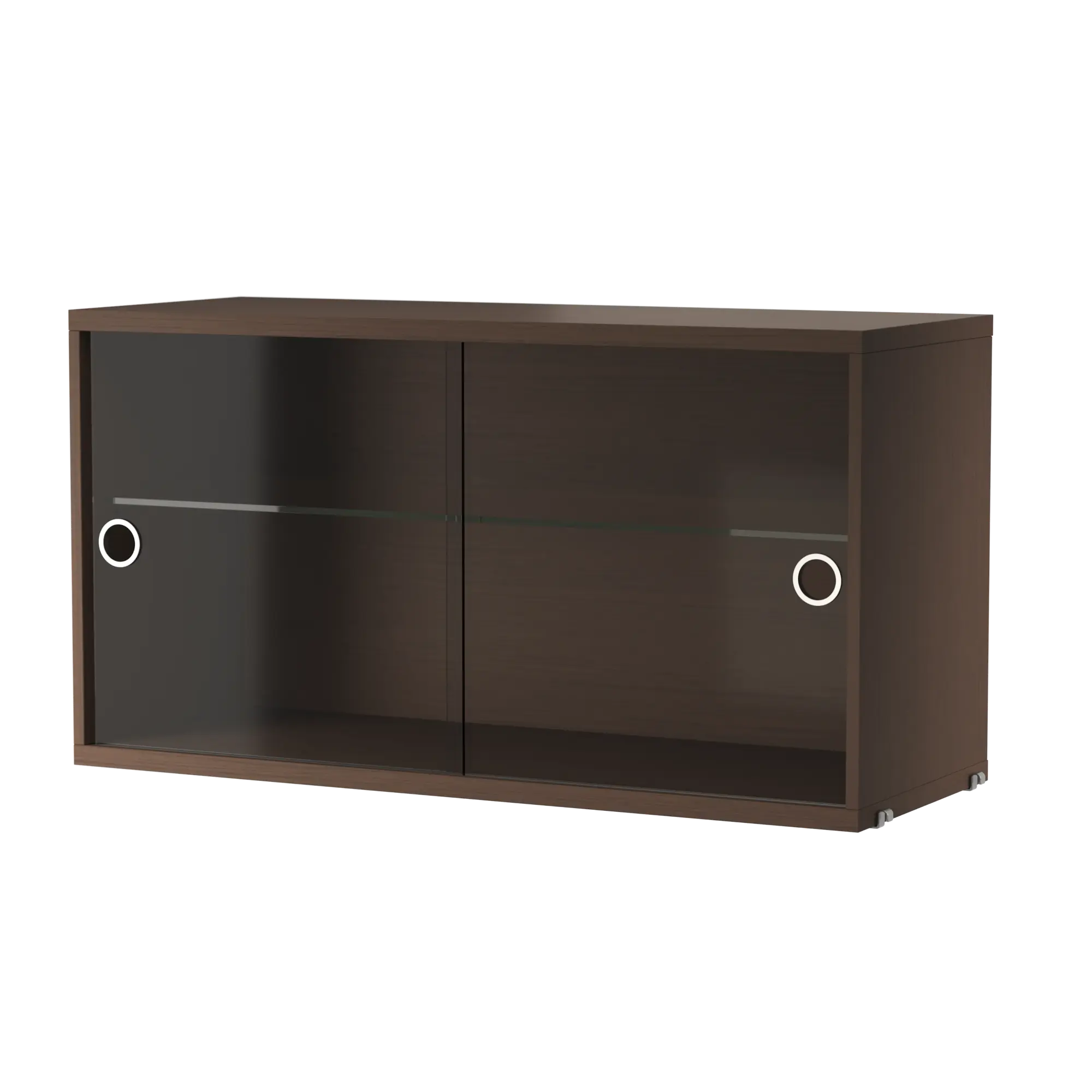 String System lasiovikaappi 78x30 tumma tammi String Furniture