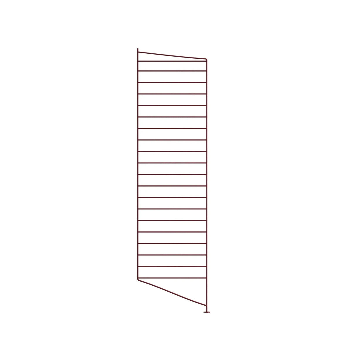 String System lattiapaneeli 115x30 tummanpunainen String Furniture