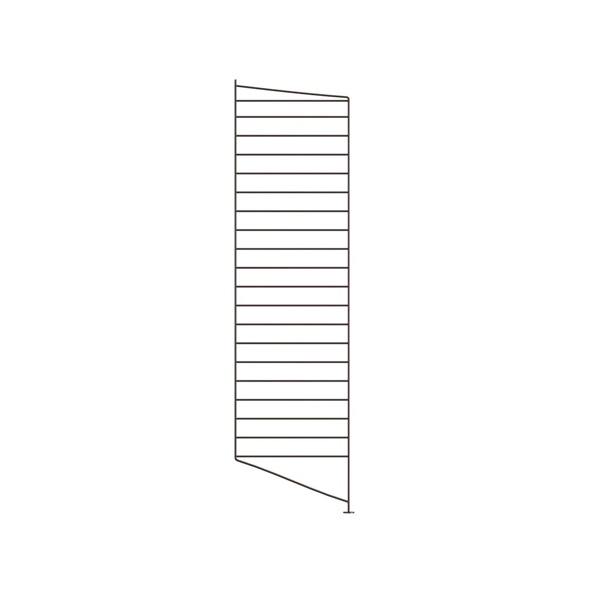 String System lattiapaneeli 115x30 tummanruskea String Furniture