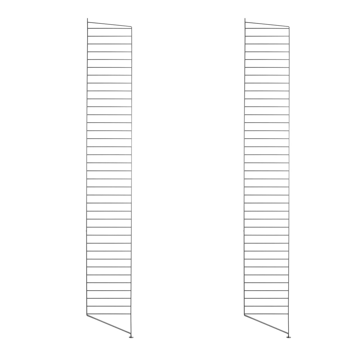String System lattiapaneeli 200x30 musta 2kpl - Laatukaluste