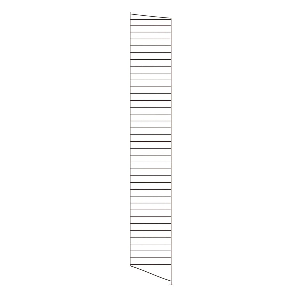 String System lattiapaneeli 200x30 tummanruskea String Furniture