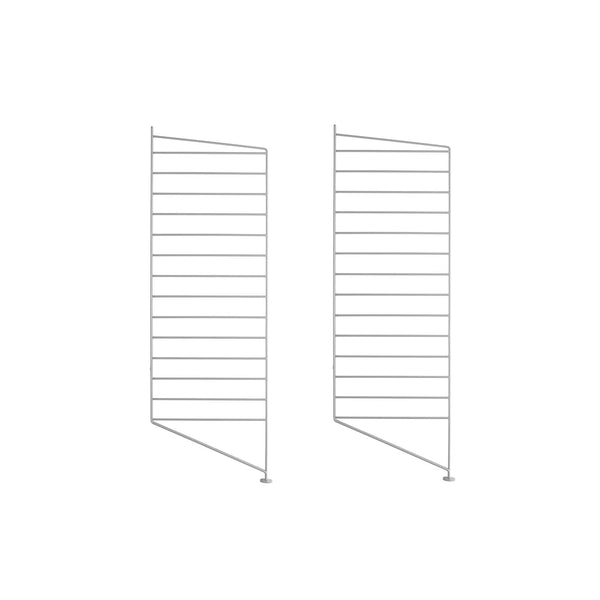 String System lattiapaneeli 85x30 harmaa 2kpl String Furniture