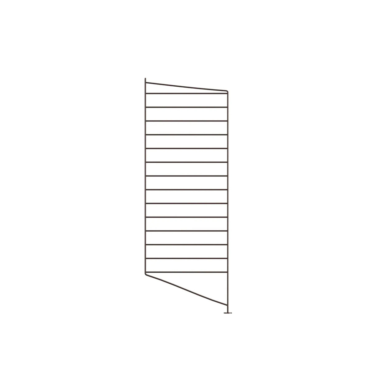 String System lattiapaneeli 85x30 tummanruskea String Furniture