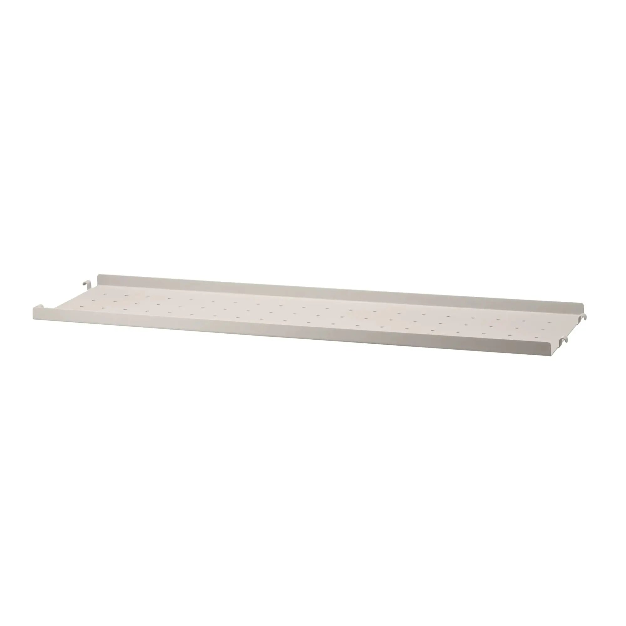 String System metallihylly matala reuna 78x20 beige String Furniture