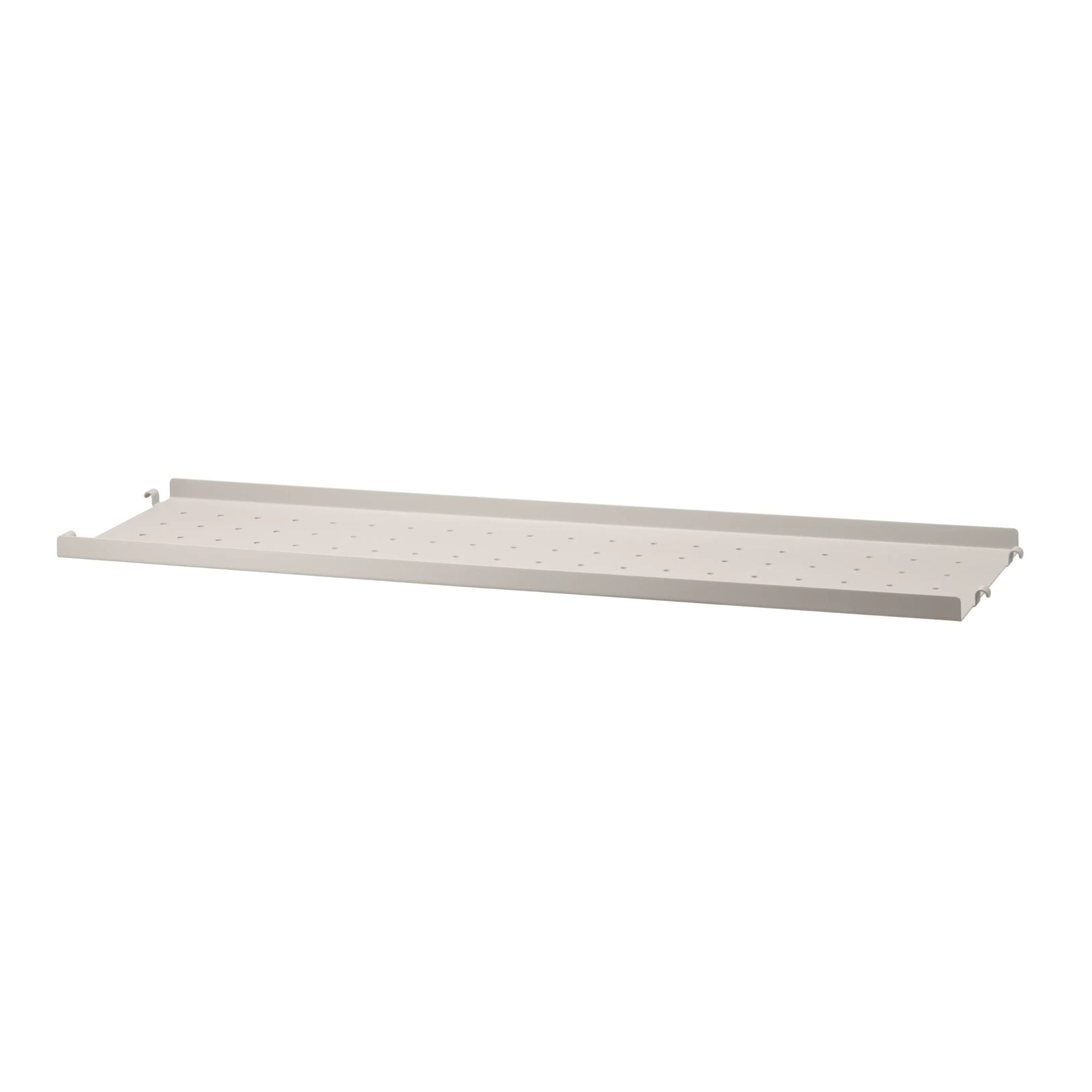 String System metallihylly matala reuna 78x20 beige String Furniture