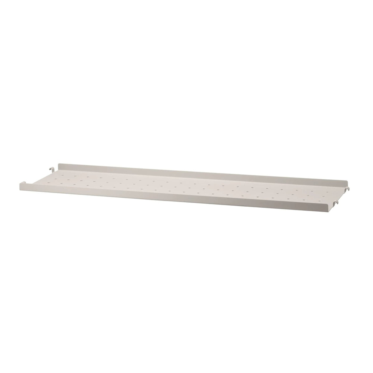 String System metallihylly matala reuna 78x20 beige String Furniture