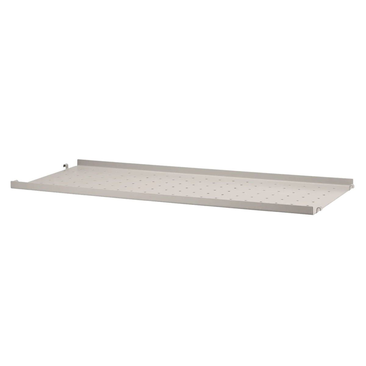 String System metallihylly matala reuna 78x30 beige String Furniture