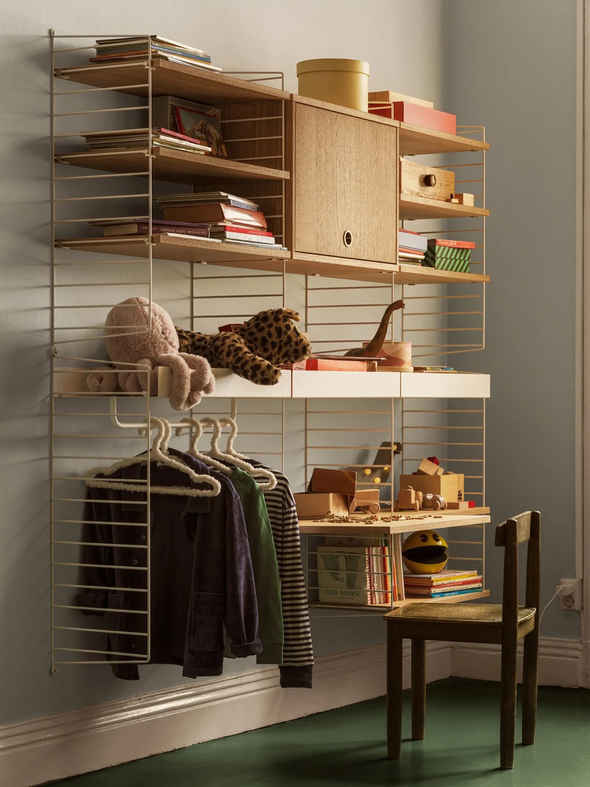 String System pöytätaso 58x58 tammi String Furniture