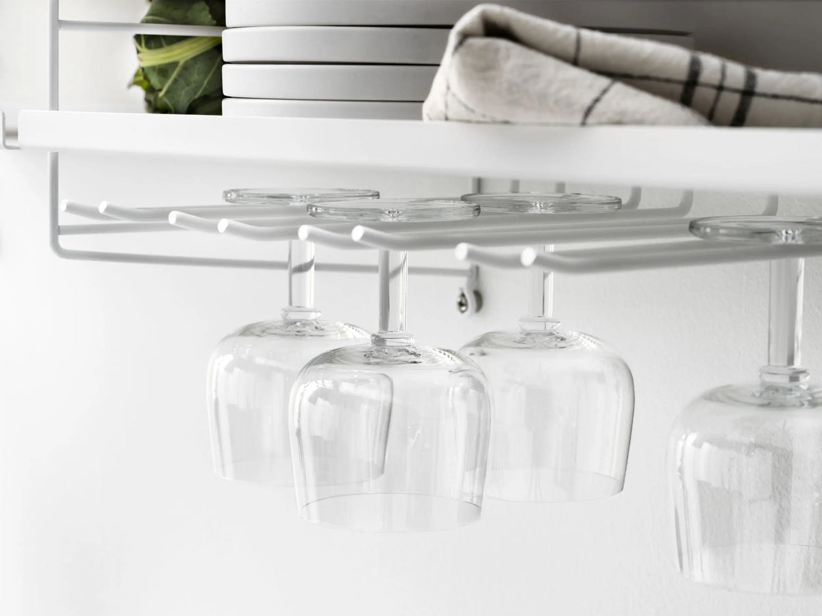 String System ripustusteline 20cm 2kpl valkoinen String Furniture