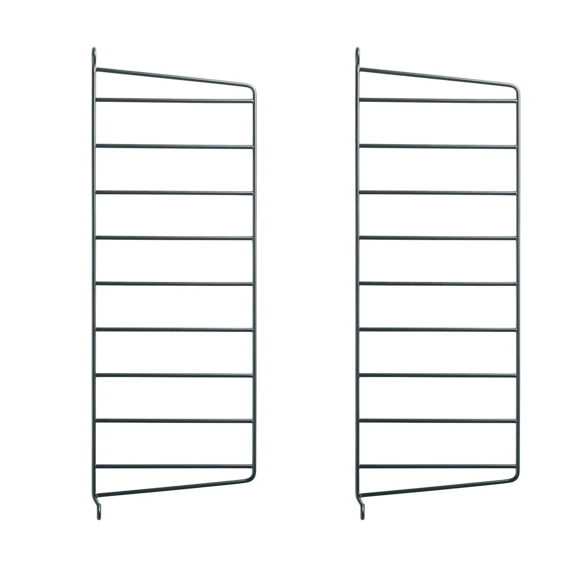 String System sivupaneeli 50x20 tummanharmaa 2kpl String Furniture
