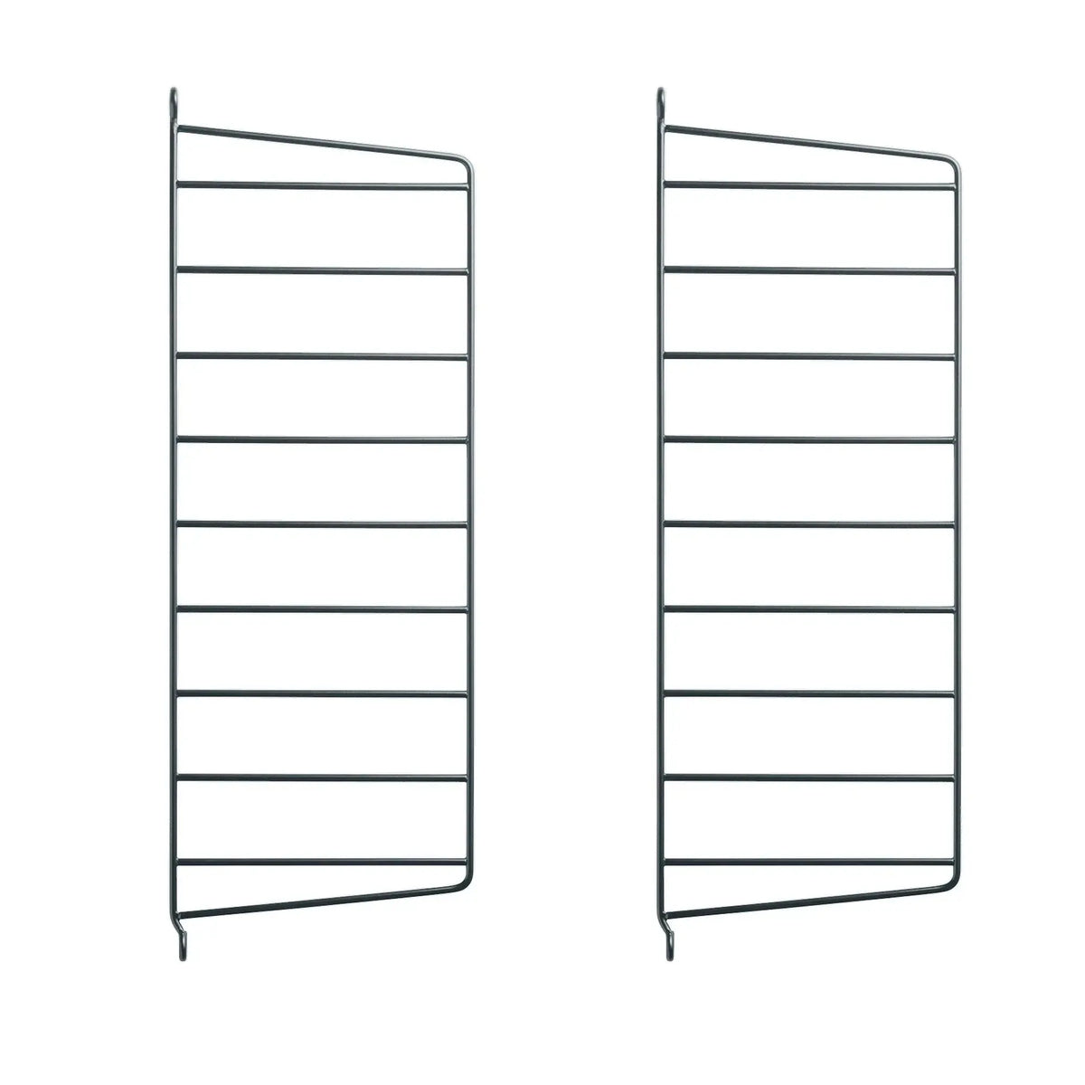 String System sivupaneeli 50x20 tummanharmaa 2kpl String Furniture
