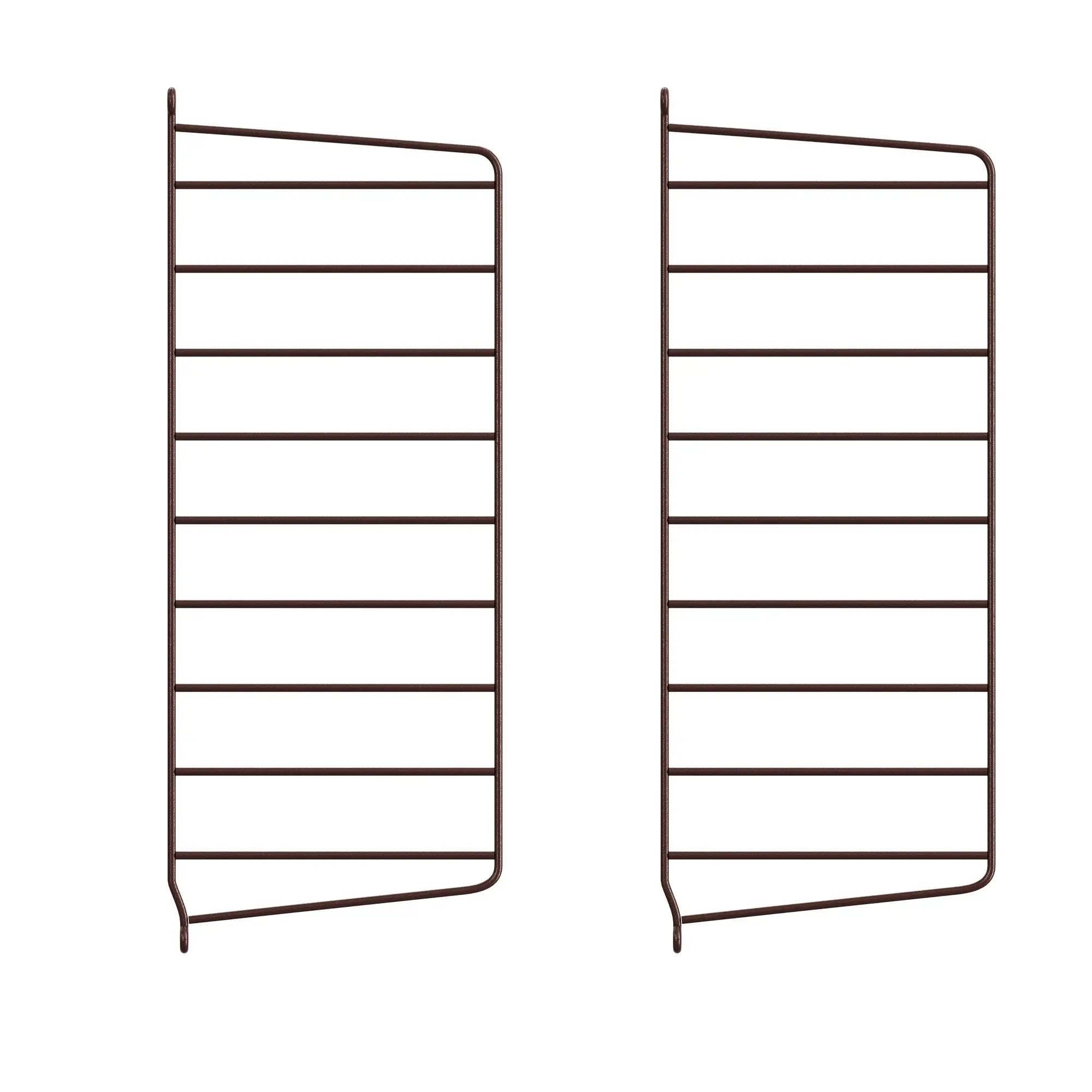 String System sivupaneeli 50x20 tummanruskea 2kpl String Furniture