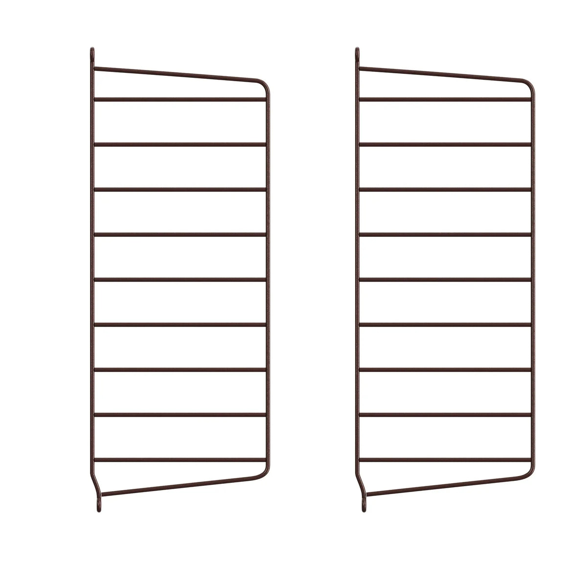 String System sivupaneeli 50x20 tummanruskea 2kpl String Furniture