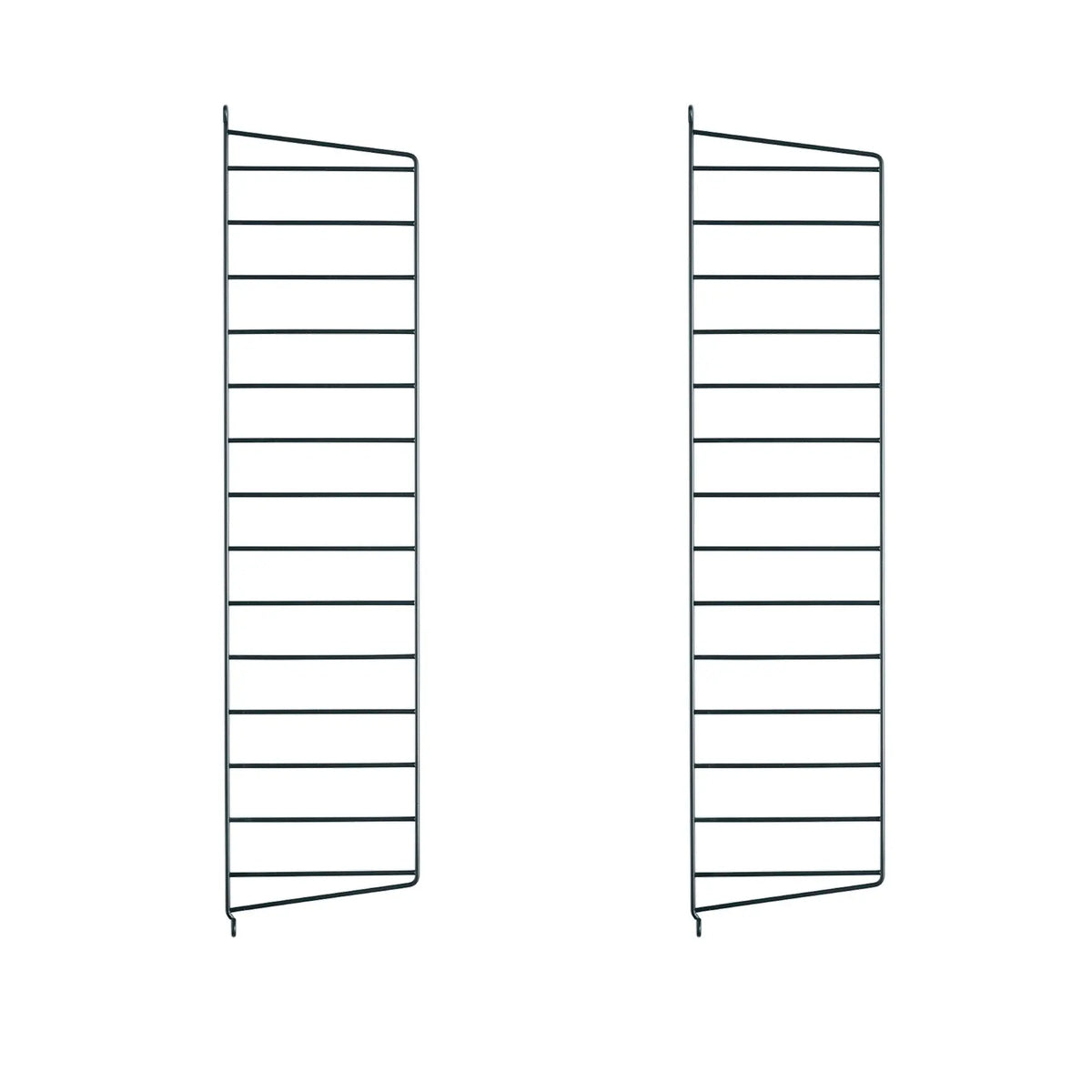 String System sivupaneeli 75x20 tummanharmaa 2kpl String Furniture