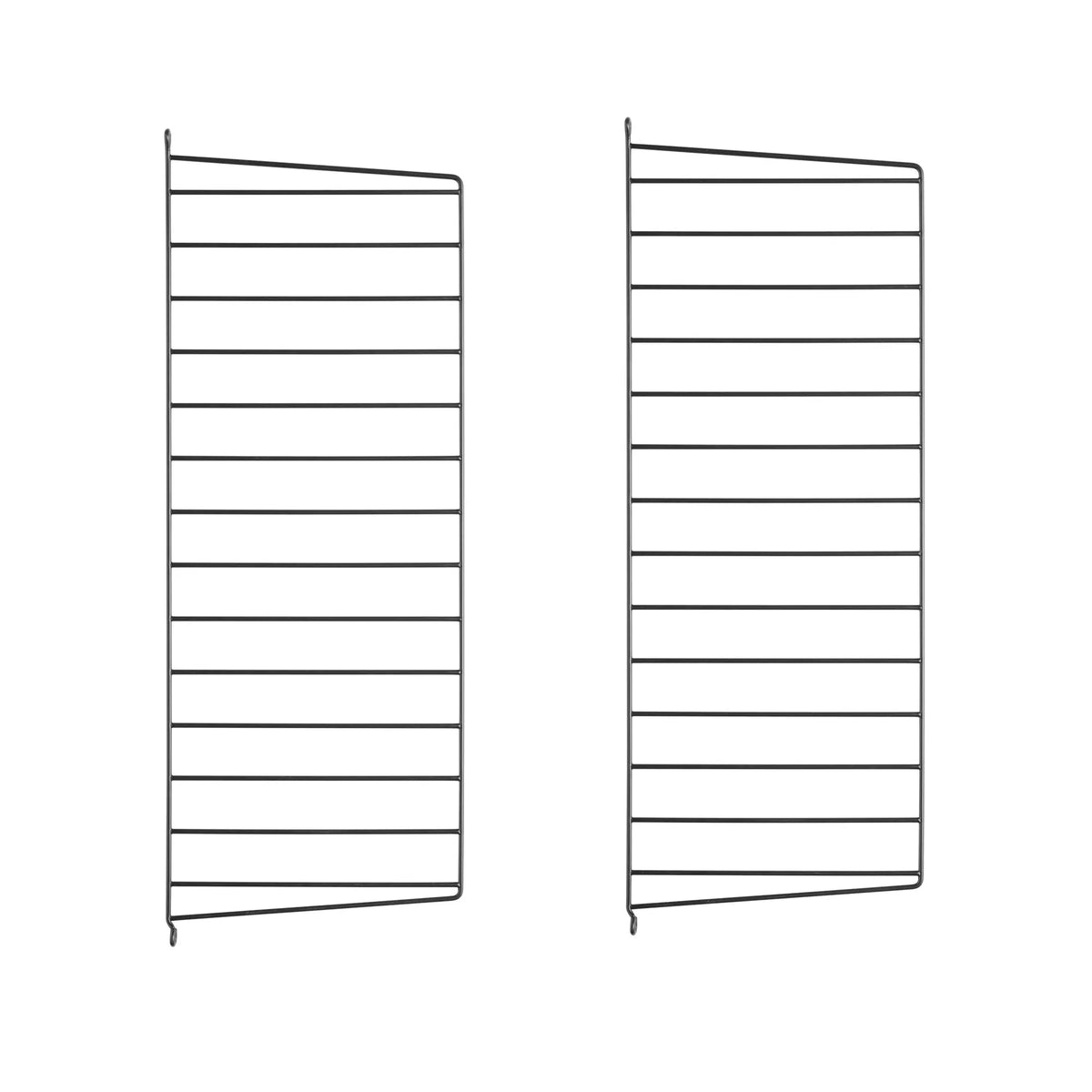 String System sivupaneeli 75x30 musta 2kpl - Laatukaluste