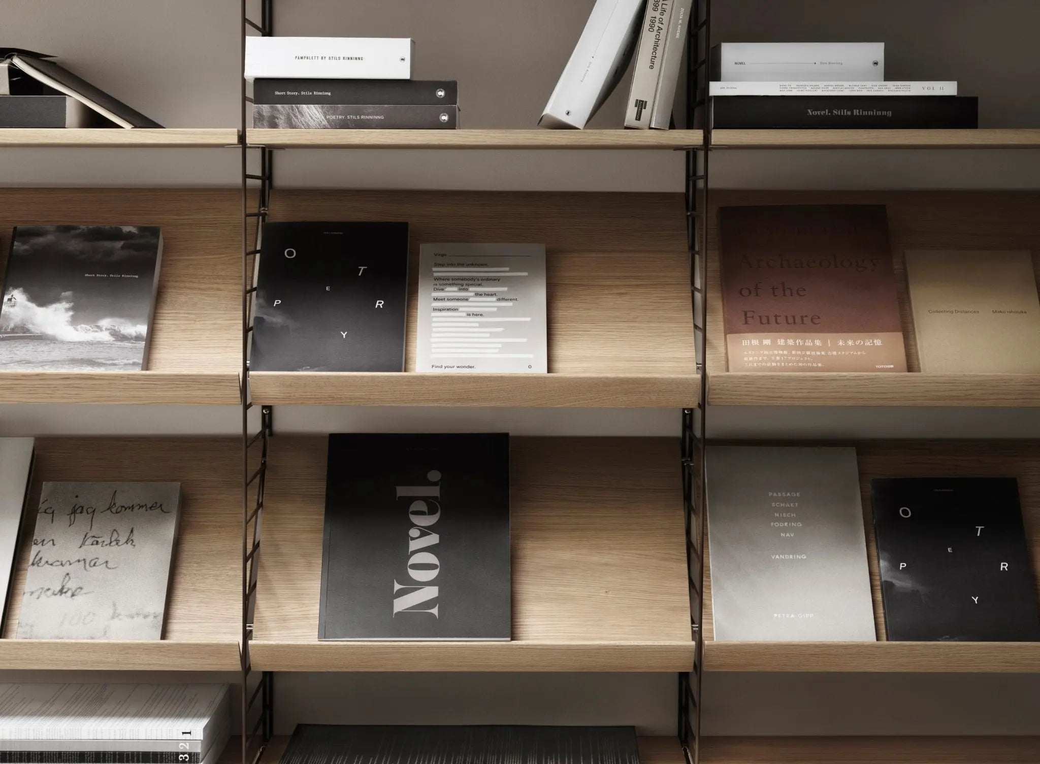 String System umpinainen lehtihylly 58cm tammi - Laatukaluste