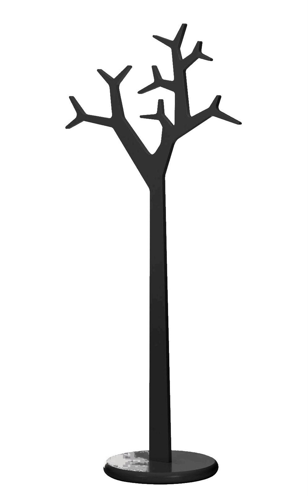 Swedese Tree 194cm naulakko musta - Laatukaluste