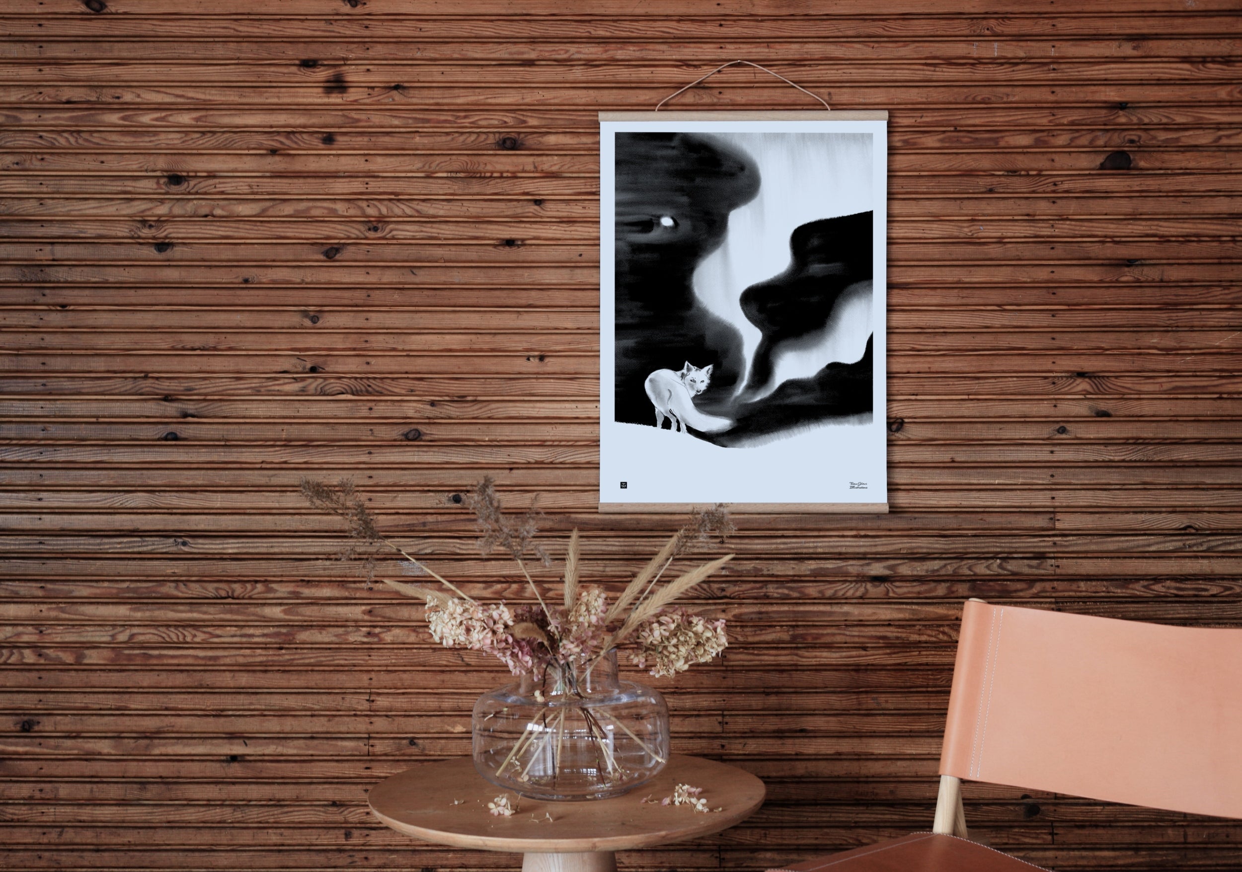 Teemu Järvi Illustrations Tulikettu juliste 50x70 Teemu Järvi Illustrations