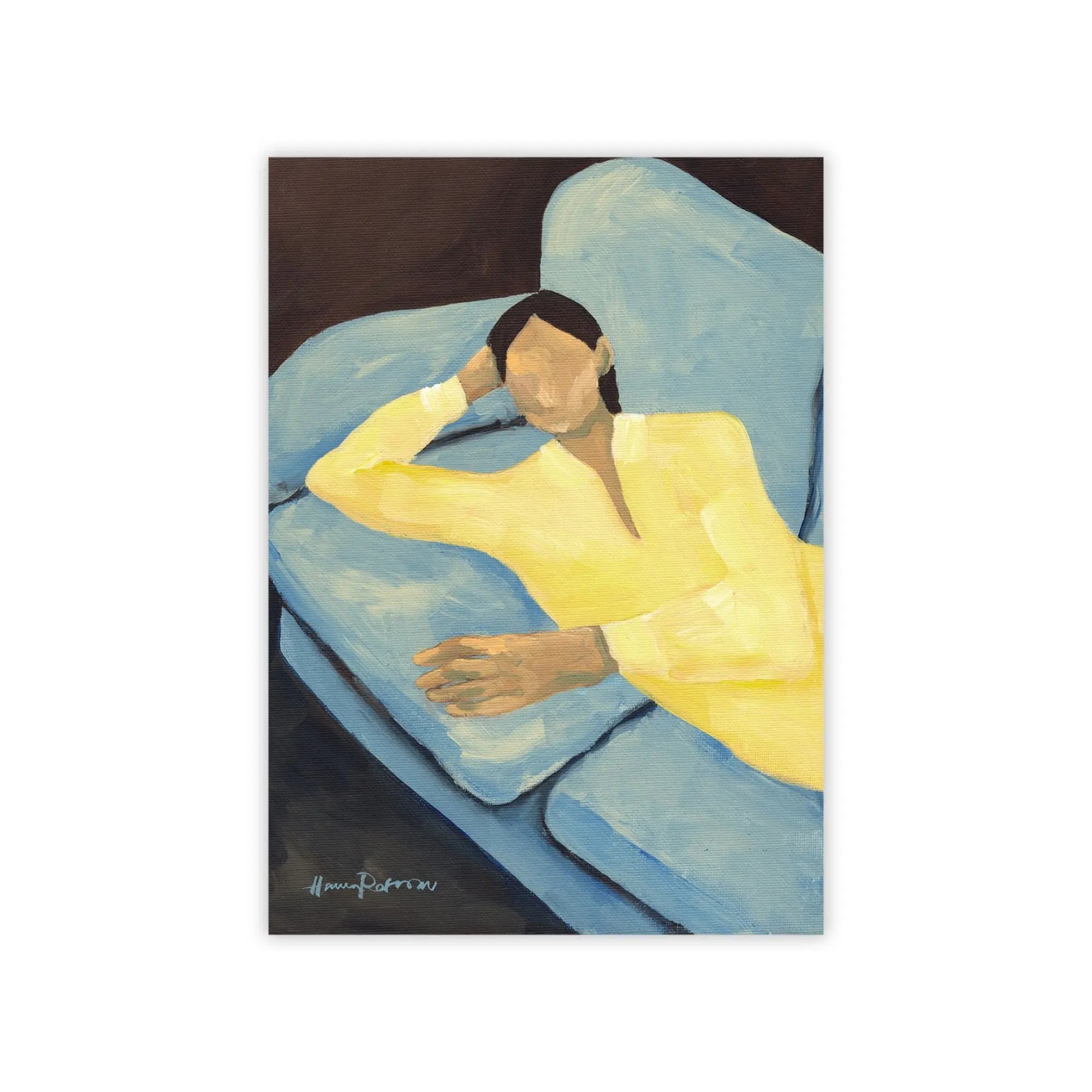 The Poster Club Blue Sofa juliste The Poster Club