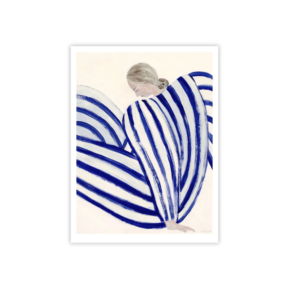 The Poster Club Blue Stripe At Concorde juliste The Poster Club