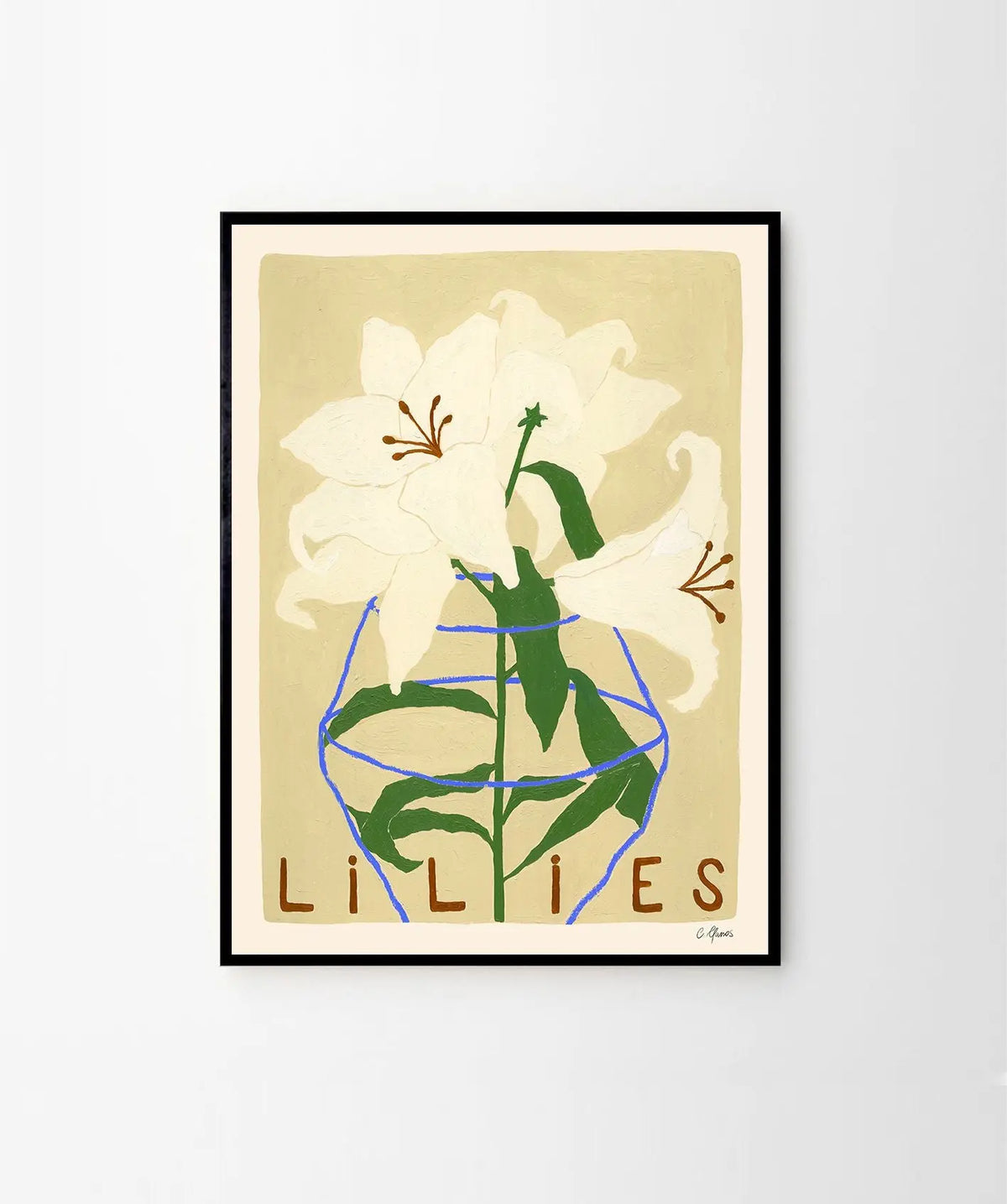 The Poster Club Lilies juliste The Poster Club