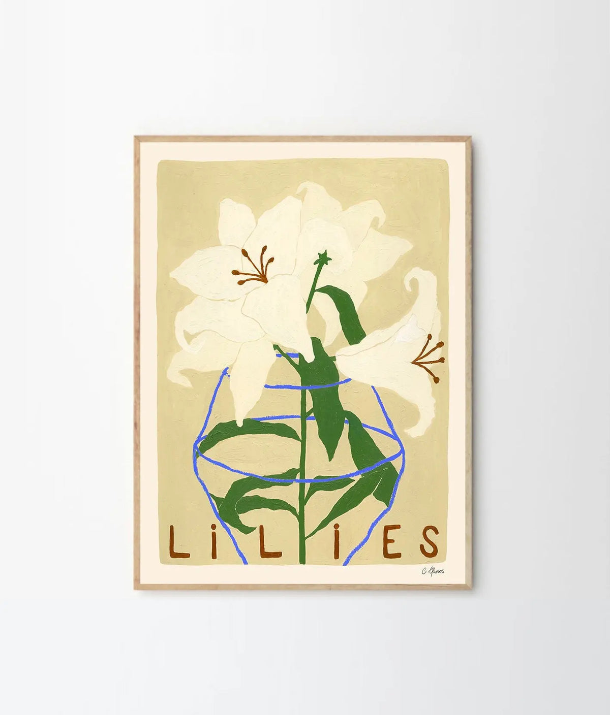 The Poster Club Lilies juliste The Poster Club