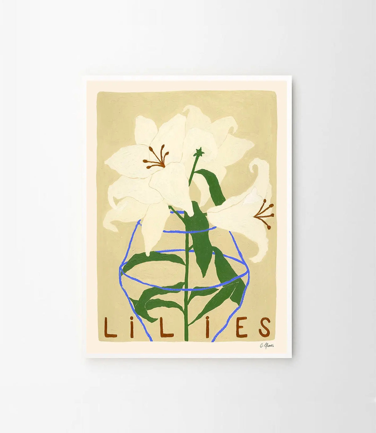 The Poster Club Lilies juliste The Poster Club