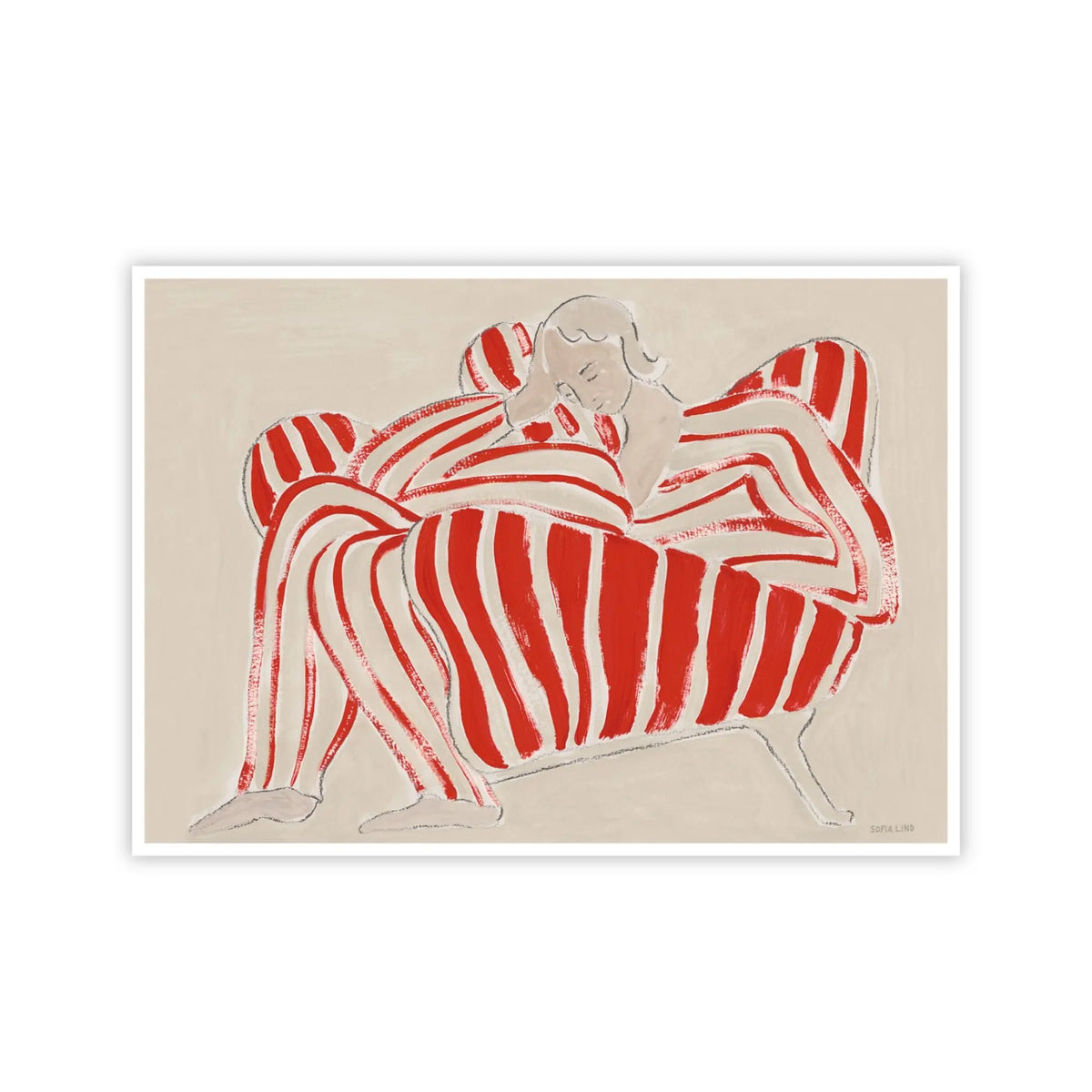 The Poster Club Red Chair juliste The Poster Club
