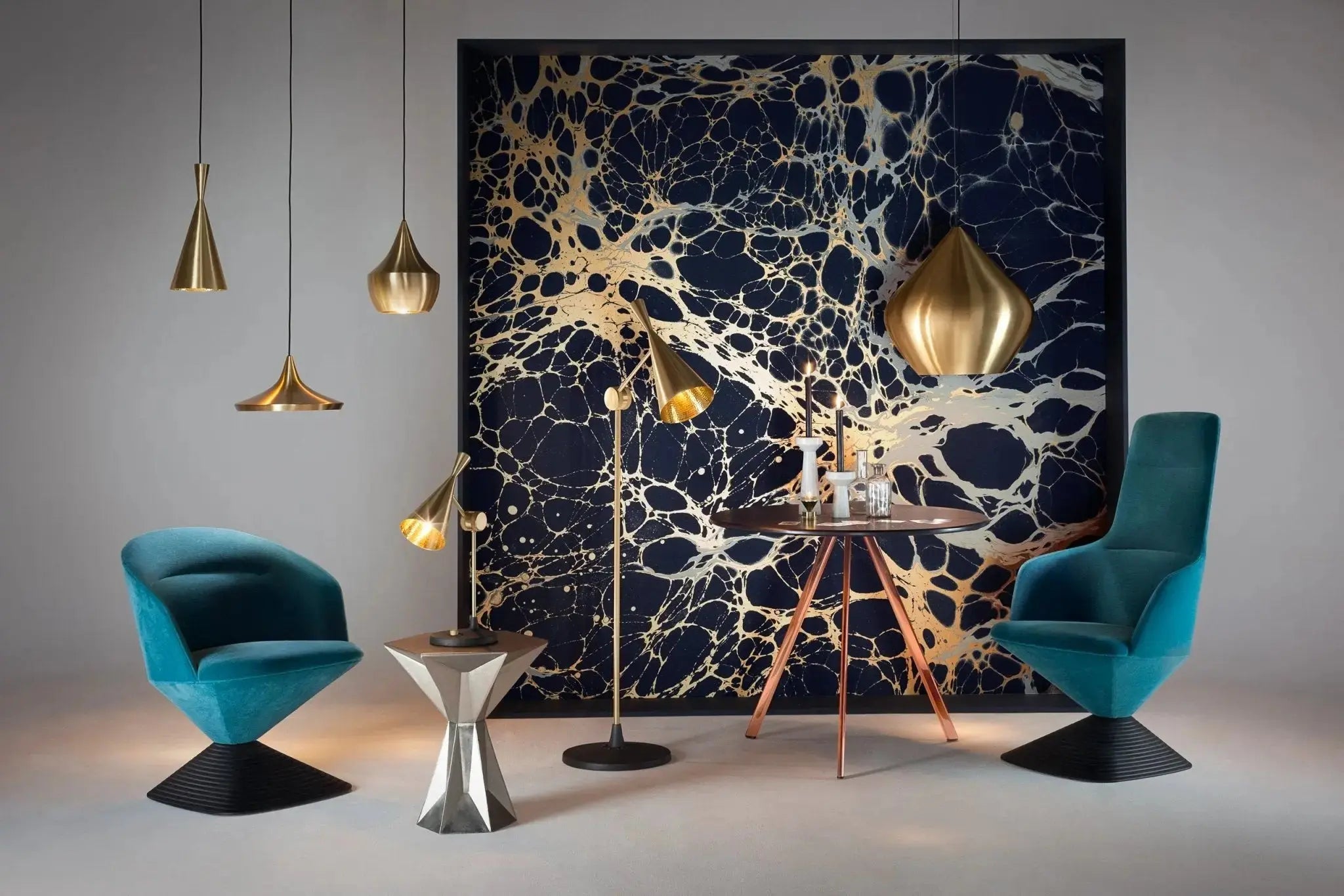 Tom Dixon Beat Light Tall valaisin messinki - Laatukaluste
