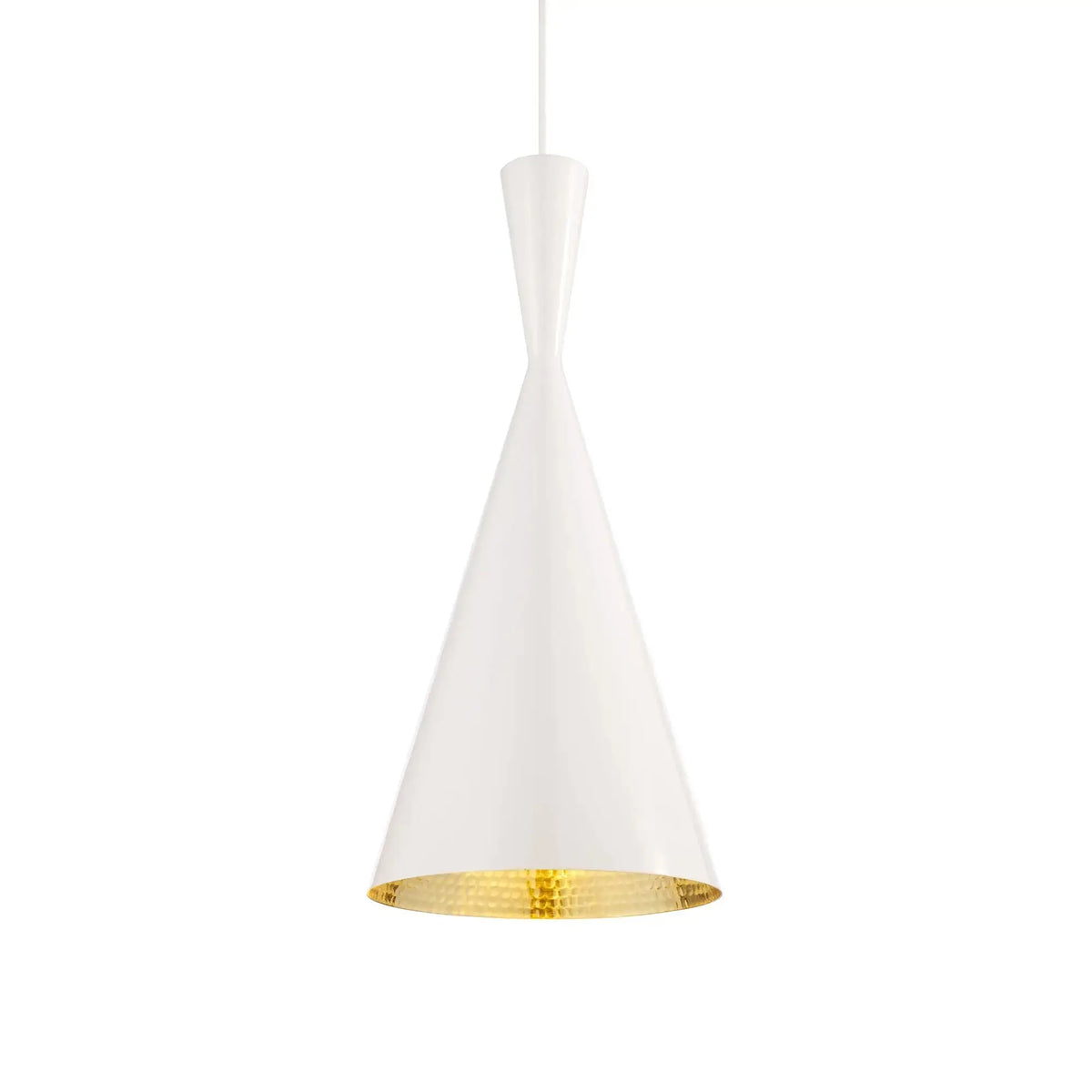 Tom Dixon Beat Light Tall valaisin valkoinen - Laatukaluste