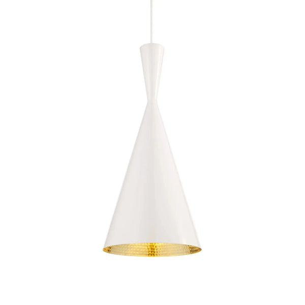 Tom Dixon Beat Light Tall valaisin valkoinen - Laatukaluste