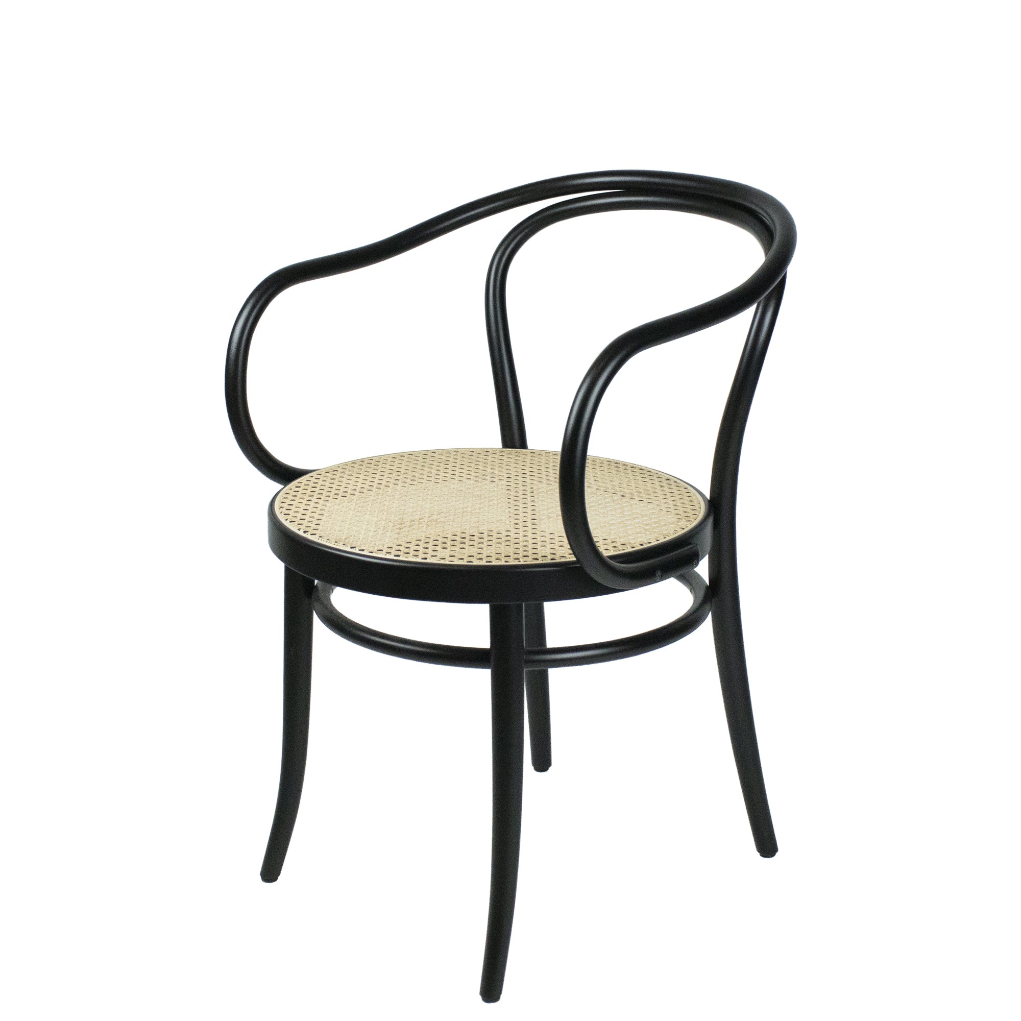 Ton 30 chair black/rattan Laatukaluste
