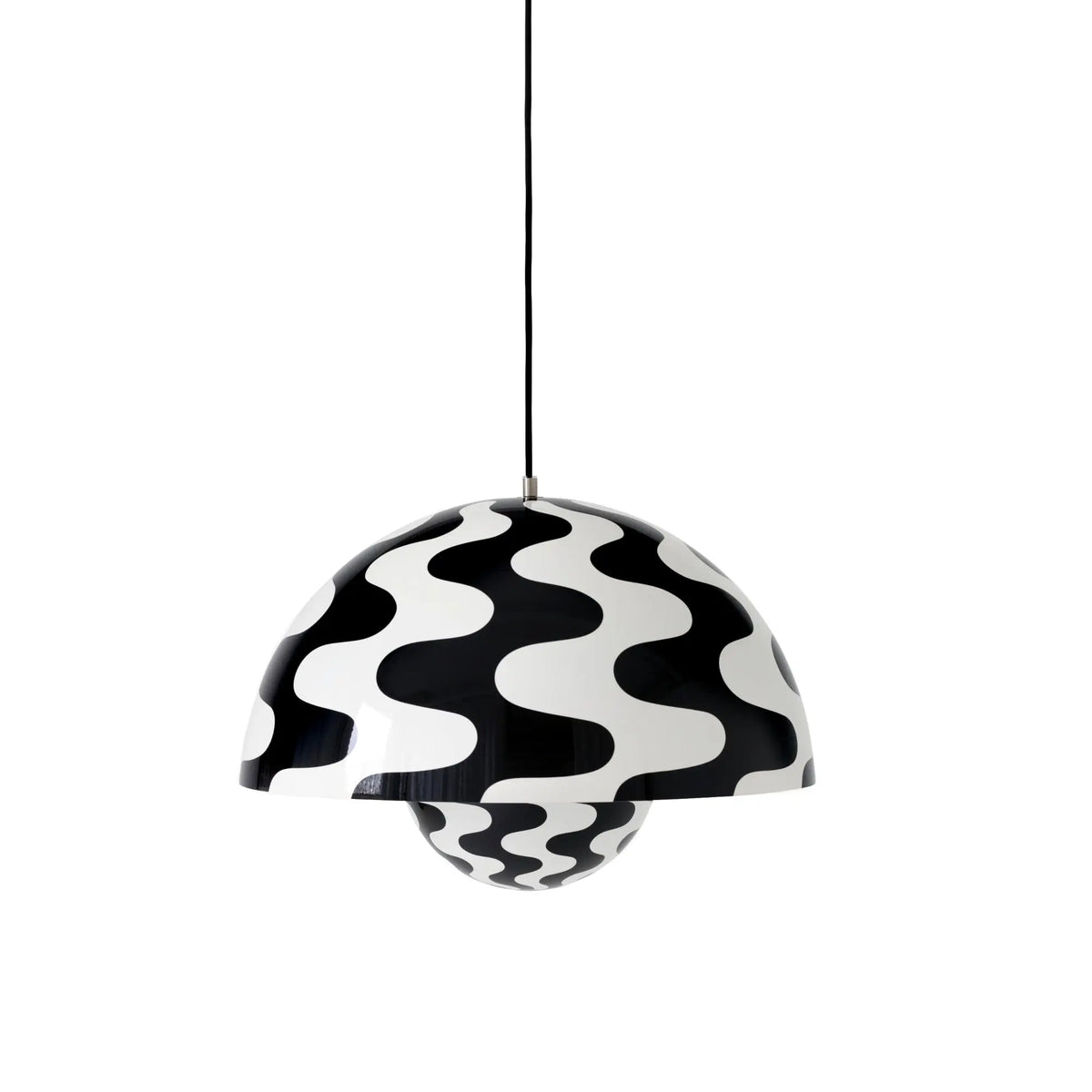 &Tradition Flowerpot VP2 musta-valkoinen - Laatukaluste