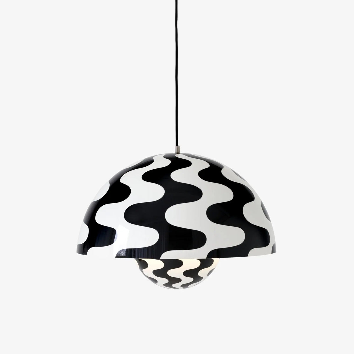 &Tradition Flowerpot VP2 musta-valkoinen - Laatukaluste