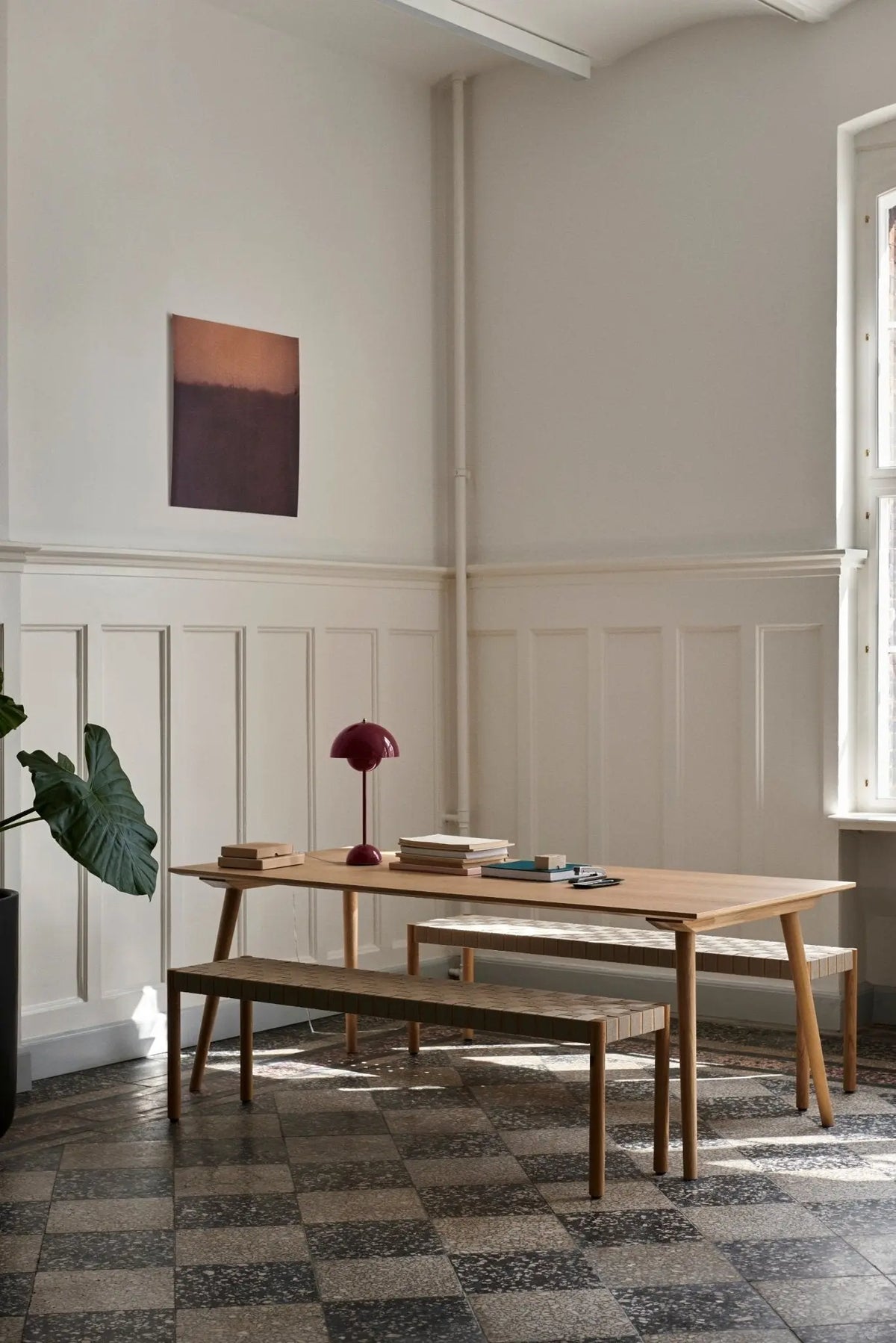 &Tradition Flowerpot VP3 pöytävalaisin luumu - Laatukaluste