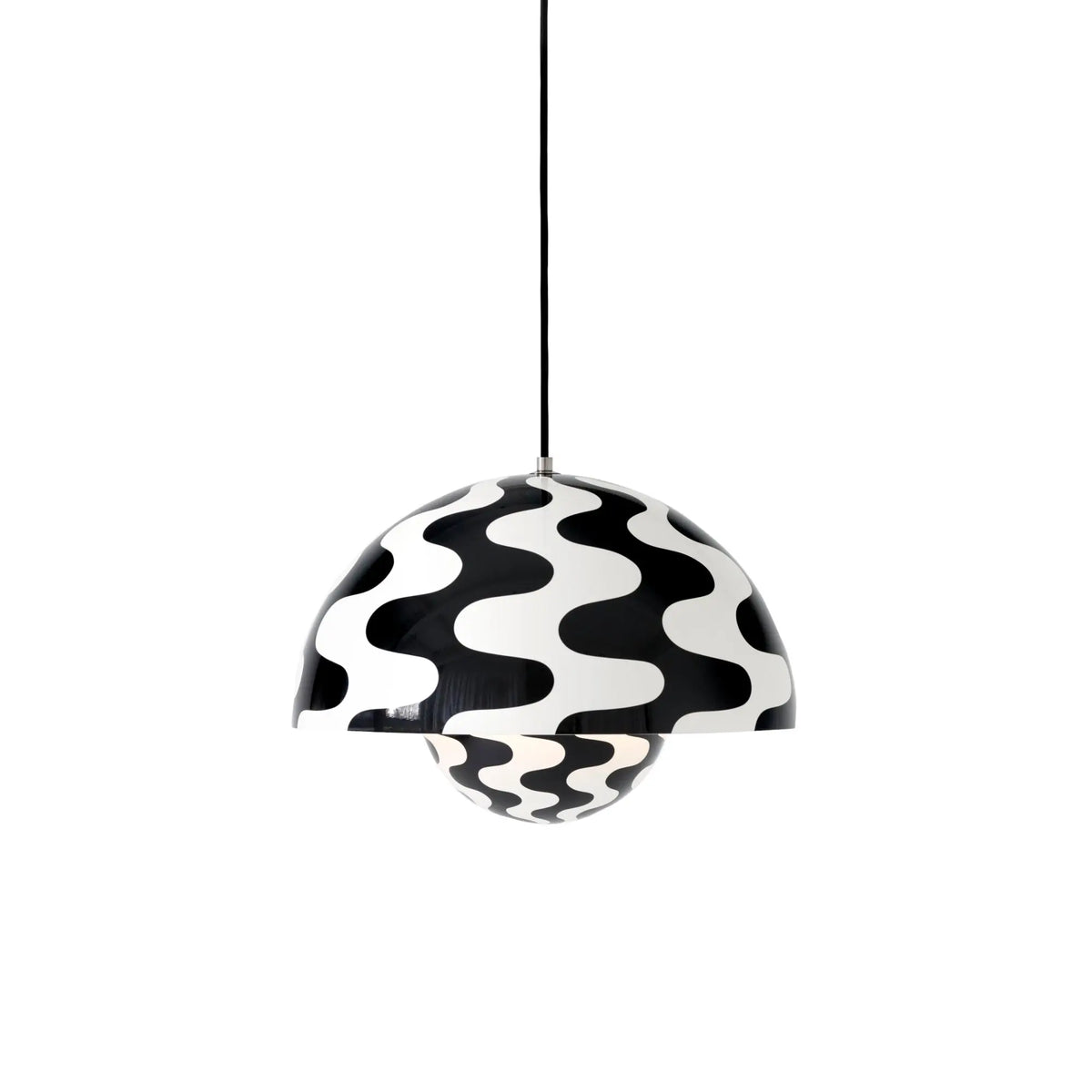 &Tradition Flowerpot VP7 musta-valkoinen - Laatukaluste