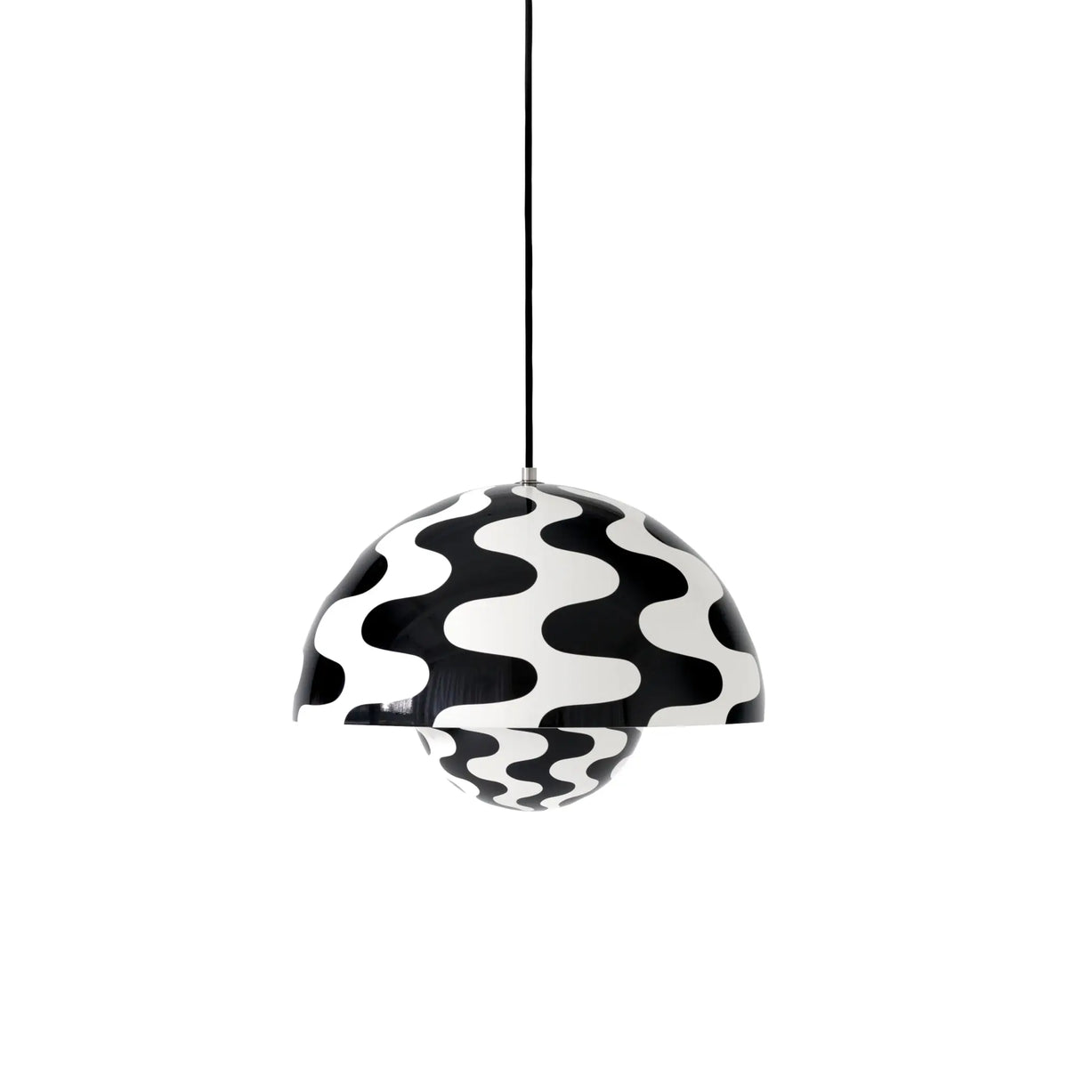 &Tradition Flowerpot VP7 musta-valkoinen - Laatukaluste